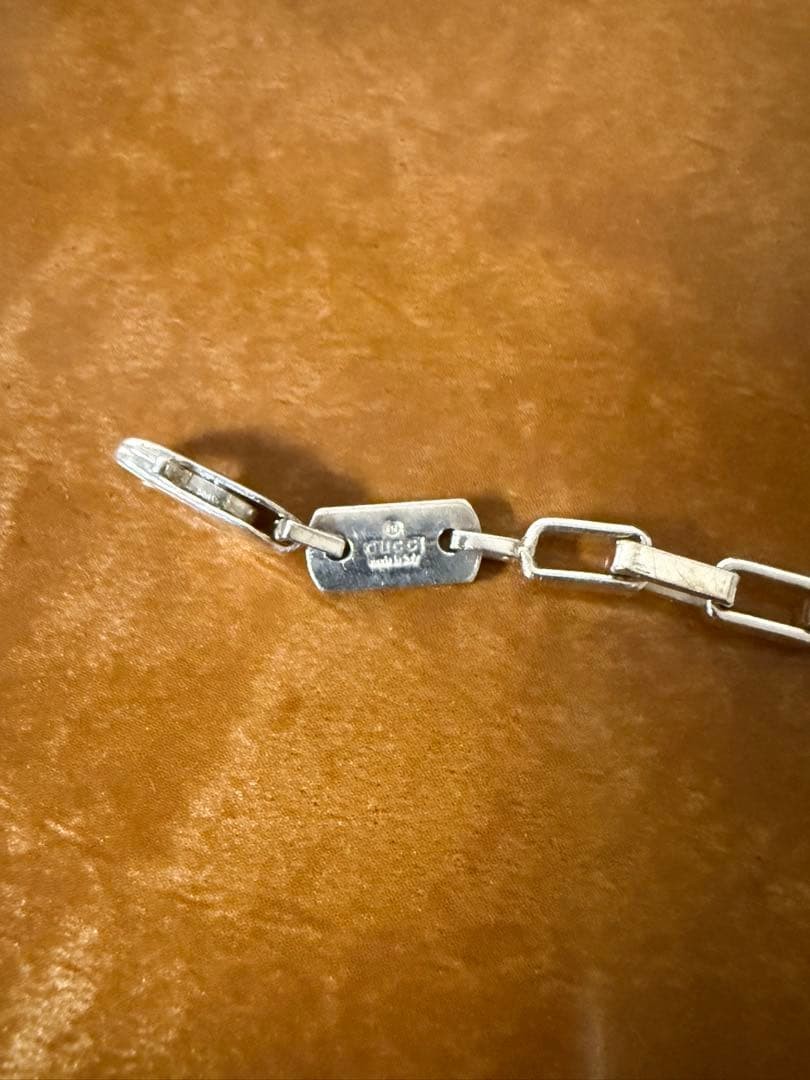 Very Rare GUCCI Vintage Silver SV925 Bracelet Venetian