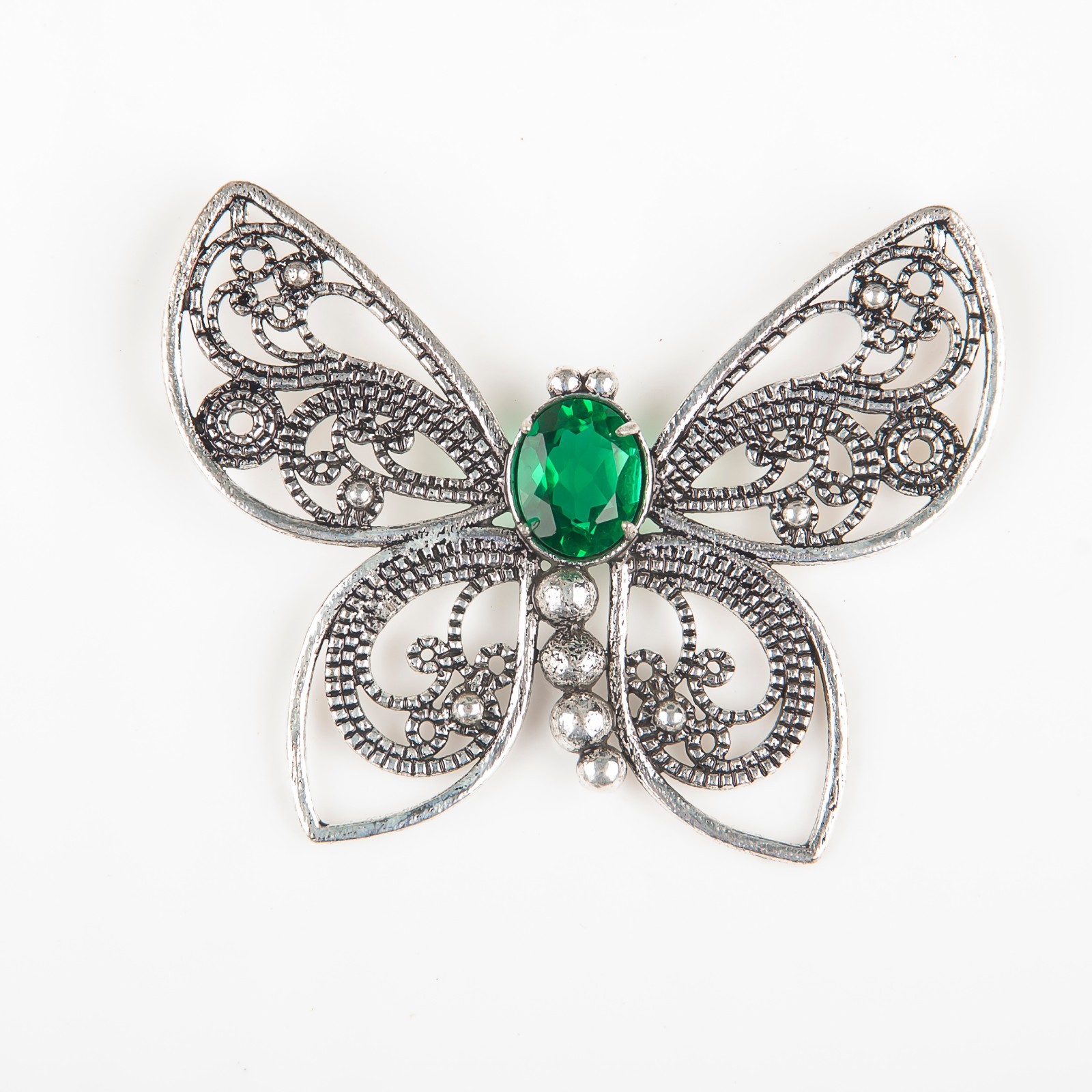Emerald Gemstone Jewelry 925 Silver Handmade Pendant 1.66″ For Anniversary Gifts