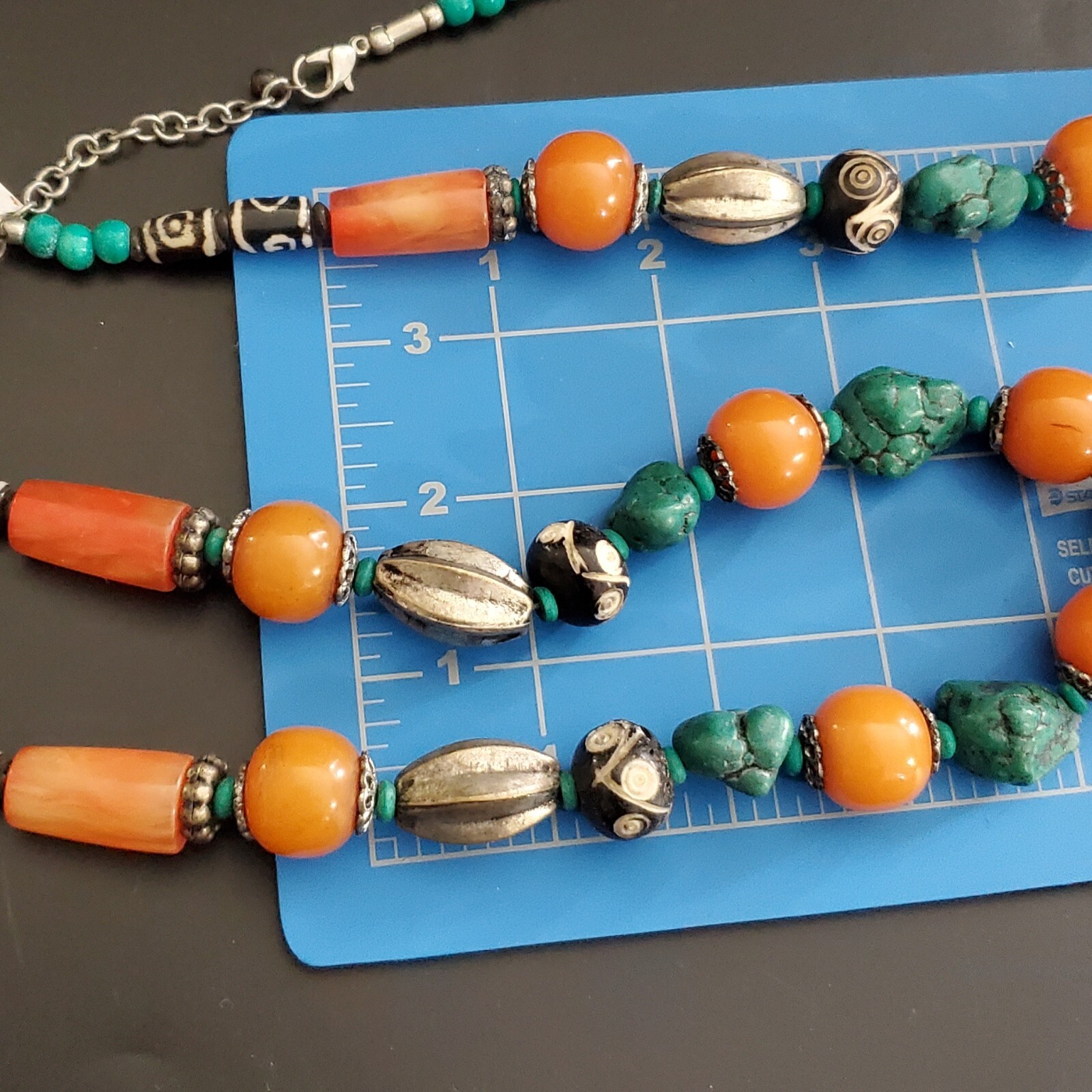 NWT Bohemian Boho Lot of 2 Necklaces 19 to 22 in. World Market Exclusive India