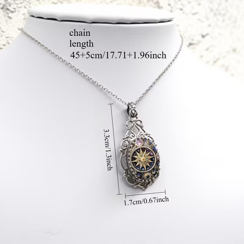 Beautiful Zodiac Astrology Pendant & Necklace! FREE SHIPPING IN THE USA!