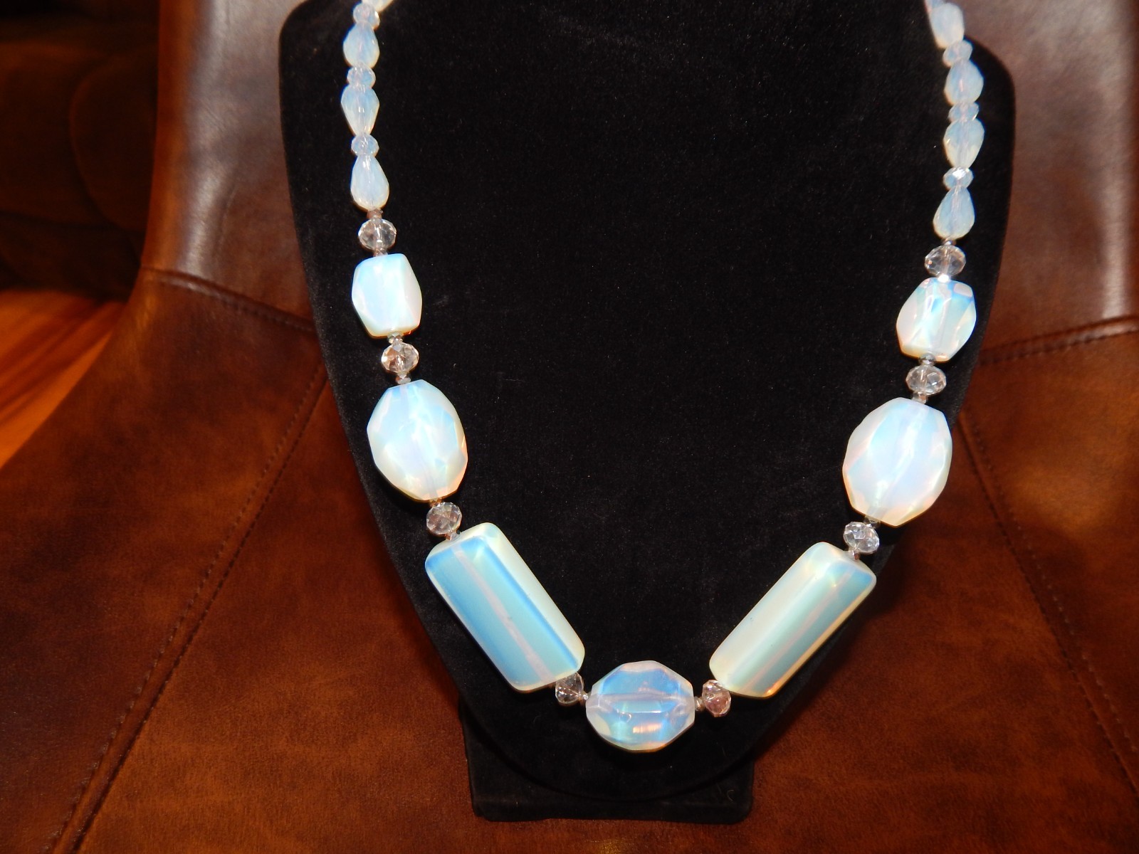 opalite necklace womans (H)