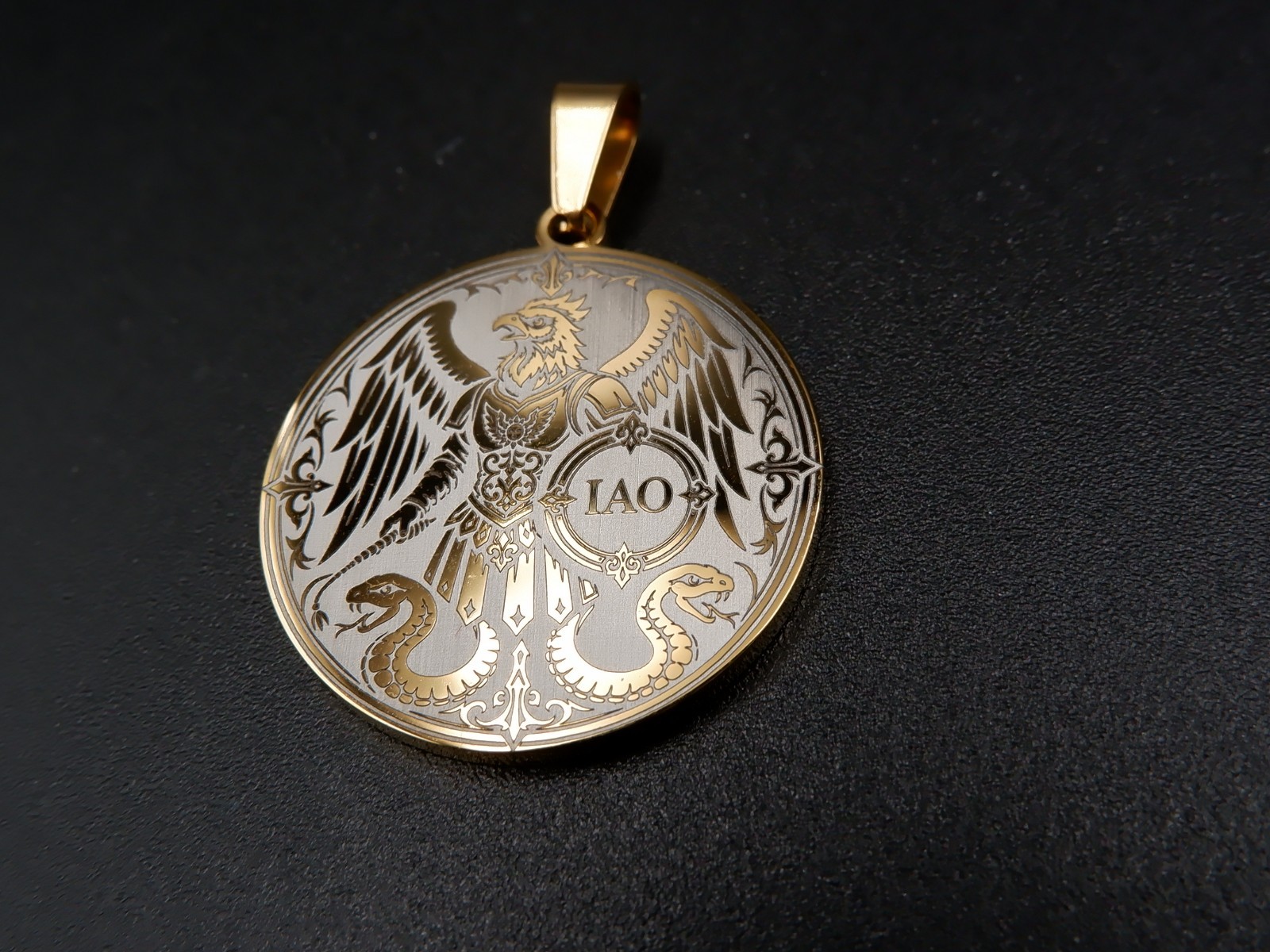 Abraxas Sigil Necklace Pendant Gnostic Occult Protection Amulet Jewelry P2