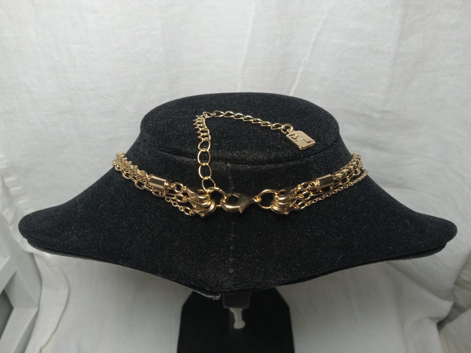 Park Lane 3 In 1 Gold Tone Smokey Faceted Beads 15″,16″,18″ & 3″ Ext. Necklace