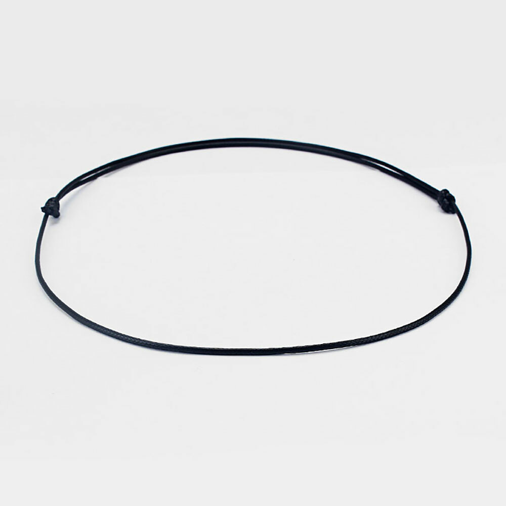 10/20/30X Handmade Black Korea Waxed Cord Necklace 16-32inch Adjustable USA SHIP
