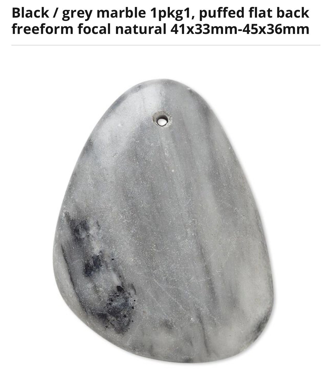 Black/grey Marble Pendants, x2, New In Package