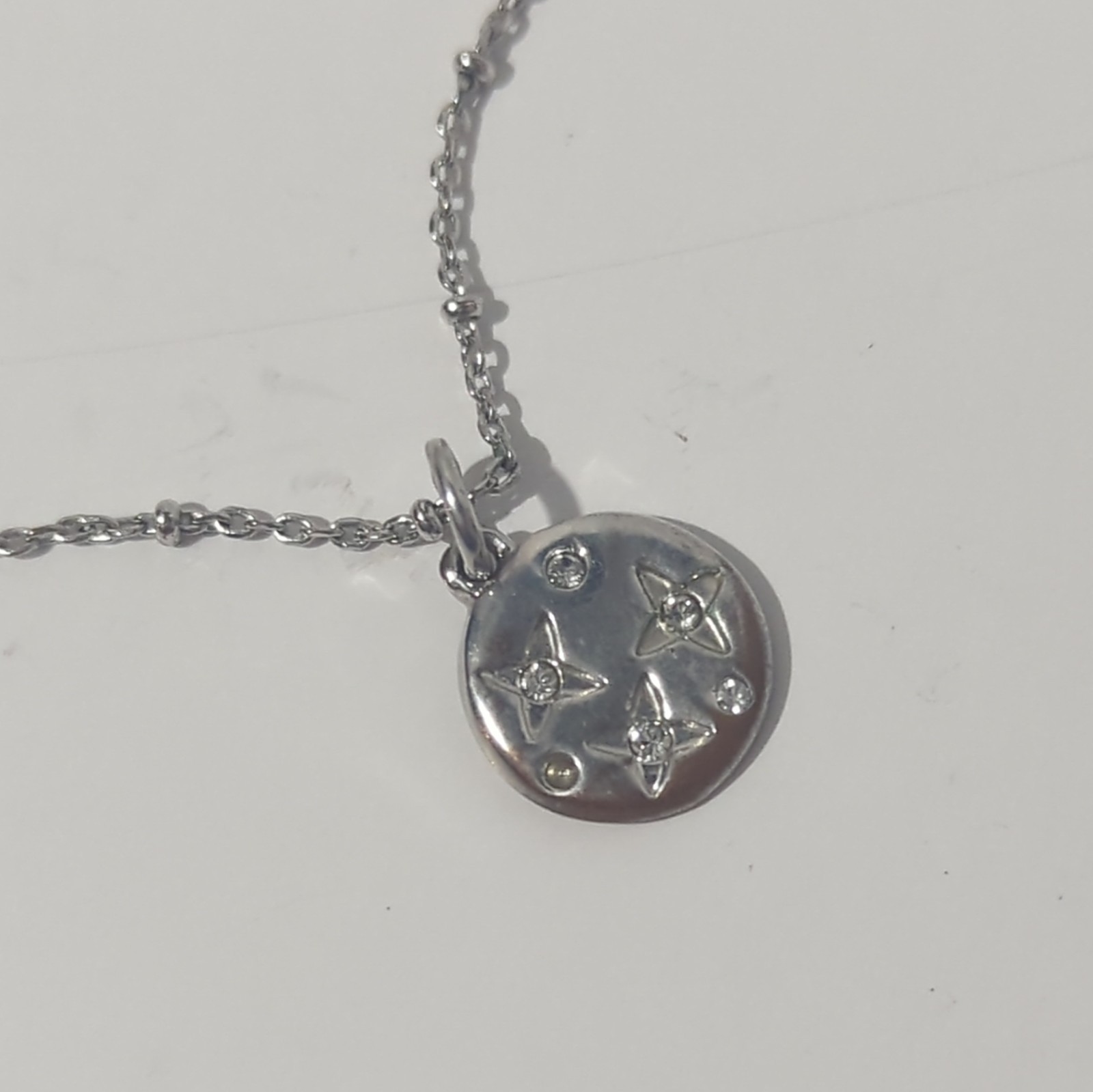 RARE Touchstone Crystal Swarovski KAPUTT Charm Necklace Double Take Earrings