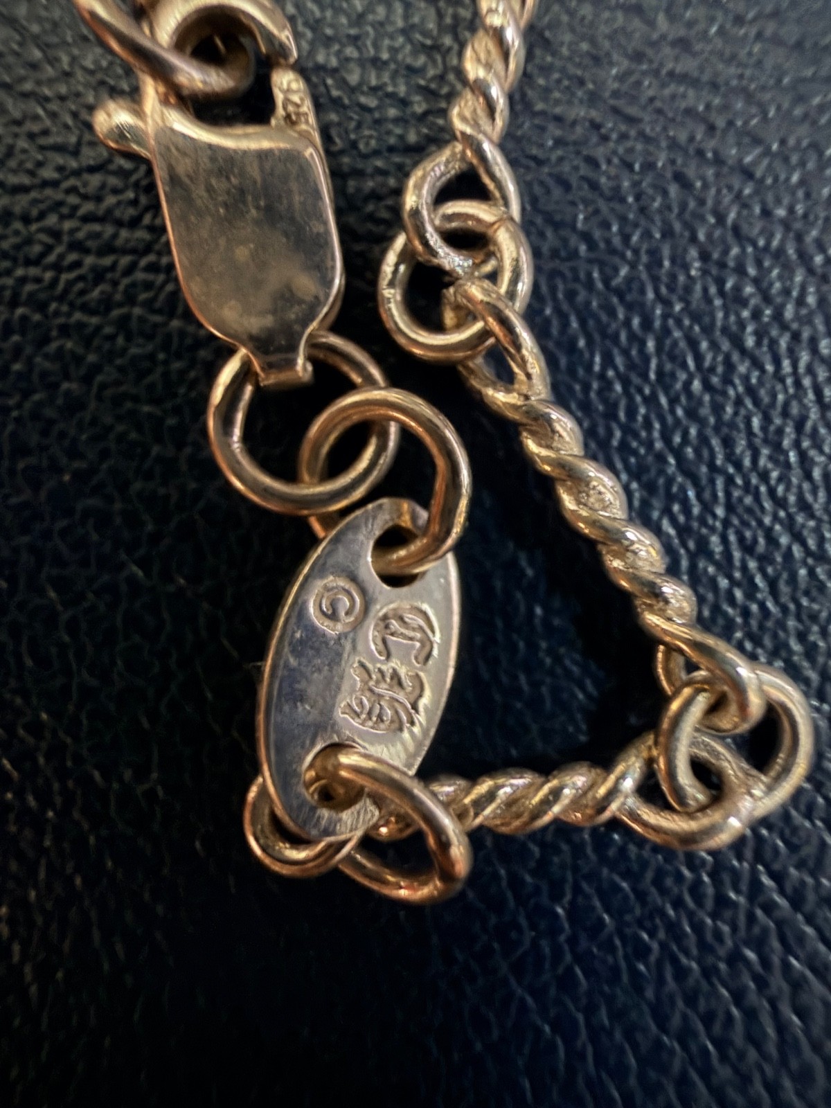 Chrome Hearts Twist Chain Necklace silver 925 Men used