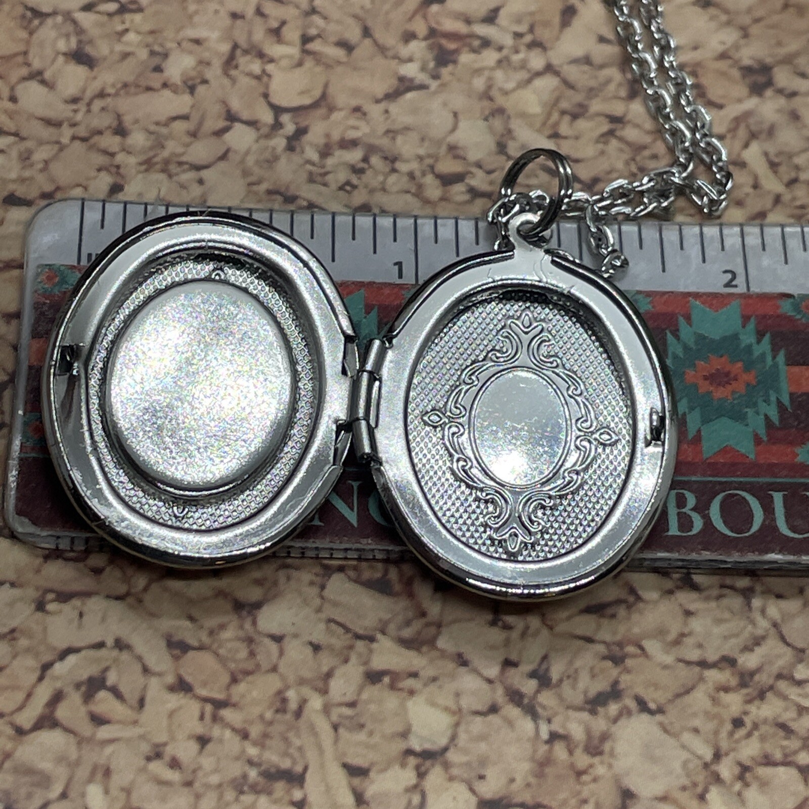 BUNNY RABBIT Locket Necklace JEWELRY Pendant PHOTO Silver Hot Pink Photo GIFT