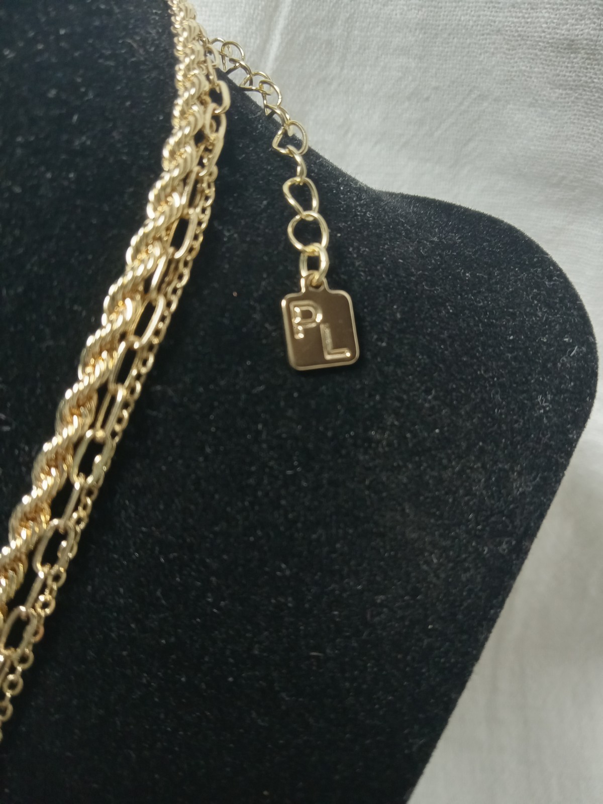 Park Lane 3 In 1 Gold Tone Smokey Faceted Beads 15″,16″,18″ & 3″ Ext. Necklace