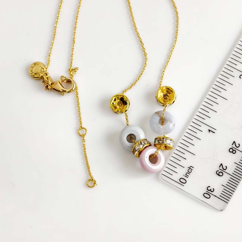 16″ Jcrew Mixed Stone Pendant Necklace Gift Chic Women Party Vacation Jewelry