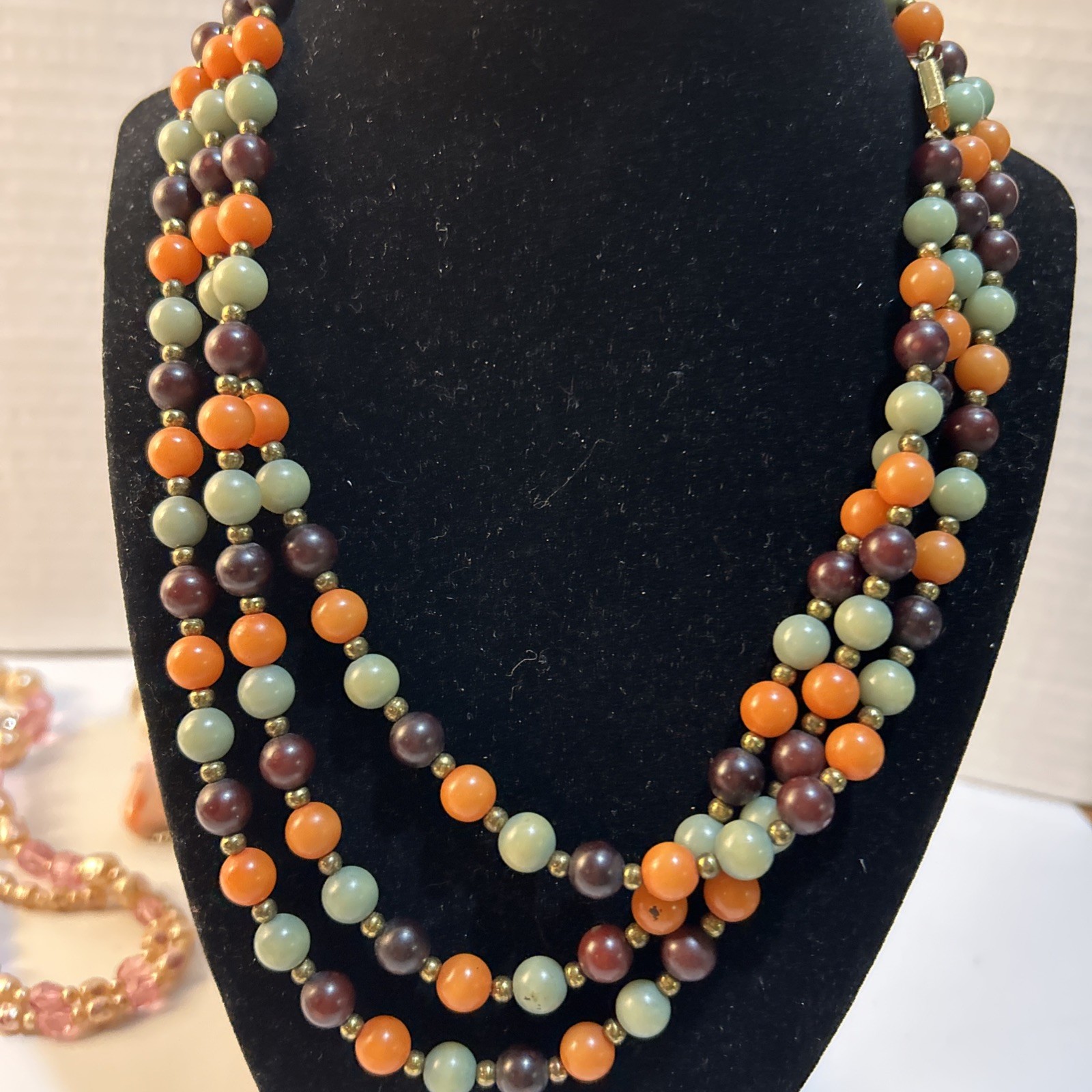 Beaded Necklace Lot Of 9 Various Lengths Jewelry