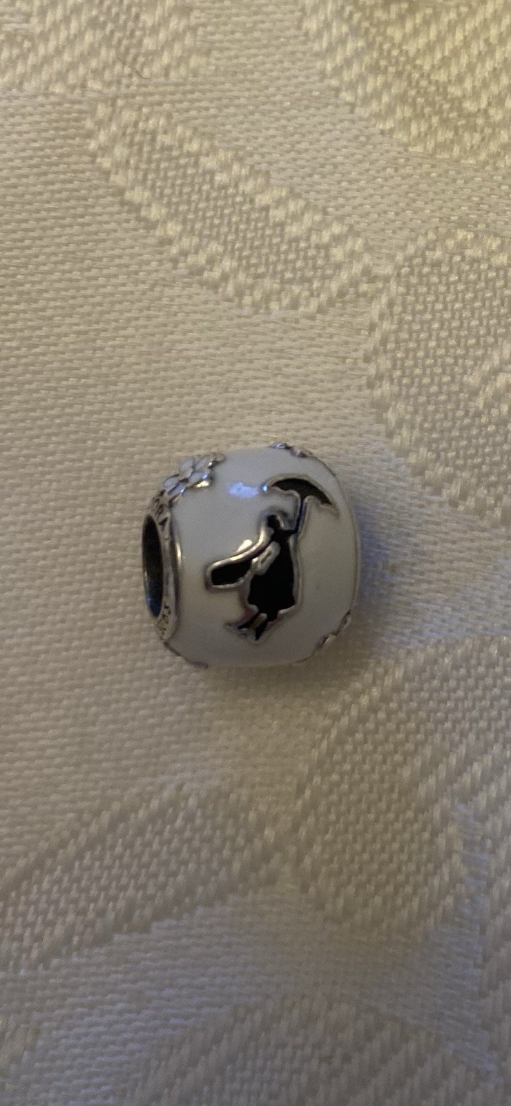 Pandora necklace & O Ring Pendant Holder, Disney Charms & Rudolph (all Pandora)