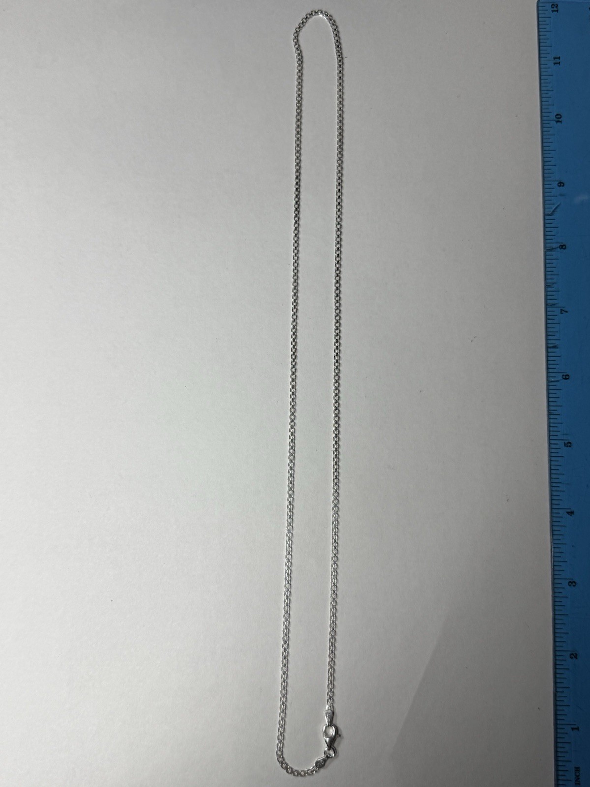 24″ 2.2 mm 925 Sterling Silver Chain Necklace