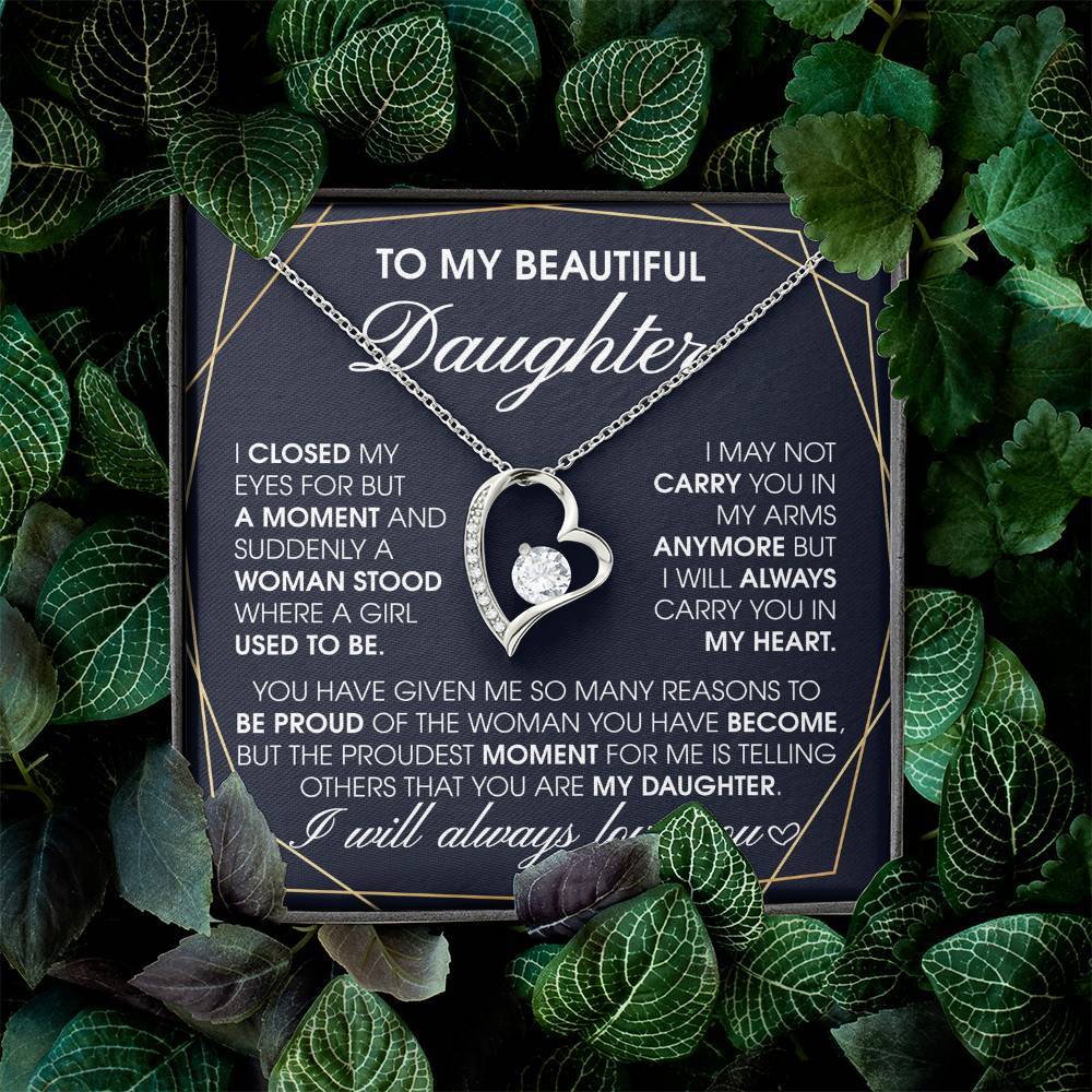 My Daughter, Daughter Necklace Jewelry, Gift For Daughter From Dad