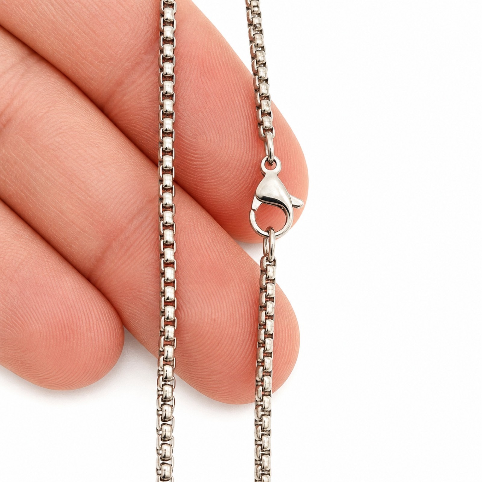Knuckle Duster Pendant Brass Knuckles Venetian Chain Necklace Jewellery & Boxed
