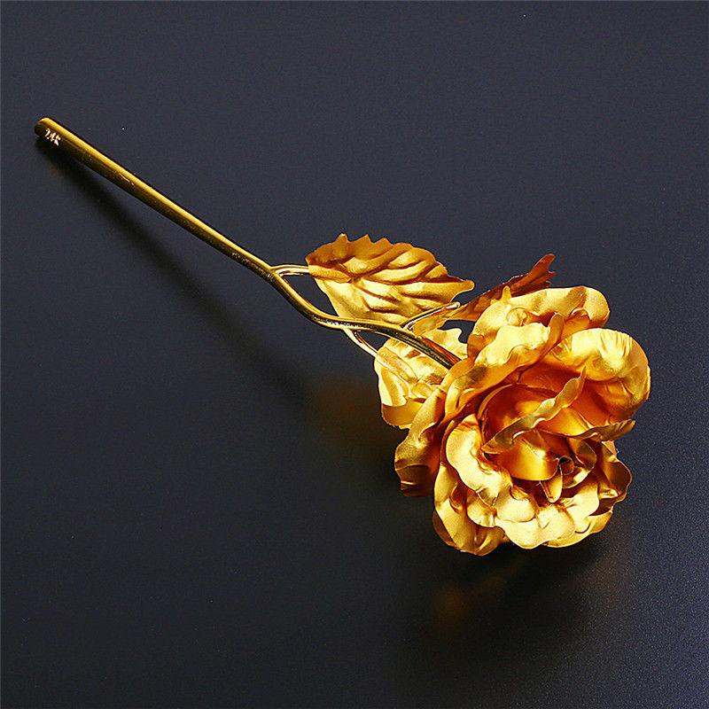 24k Gold Dipped Foil Rose Gifts For Women Wife Her Girlfriend Birthday Love Gift