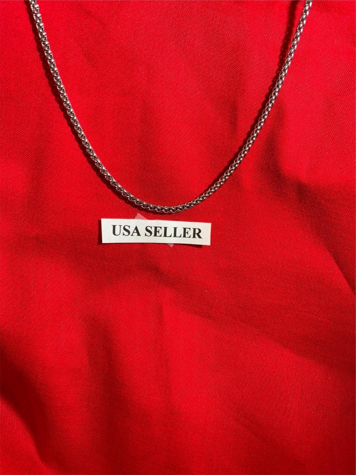 26 inch 3 mm Stainless Steel Braided Wheat Rope Unisex Necklace Chain