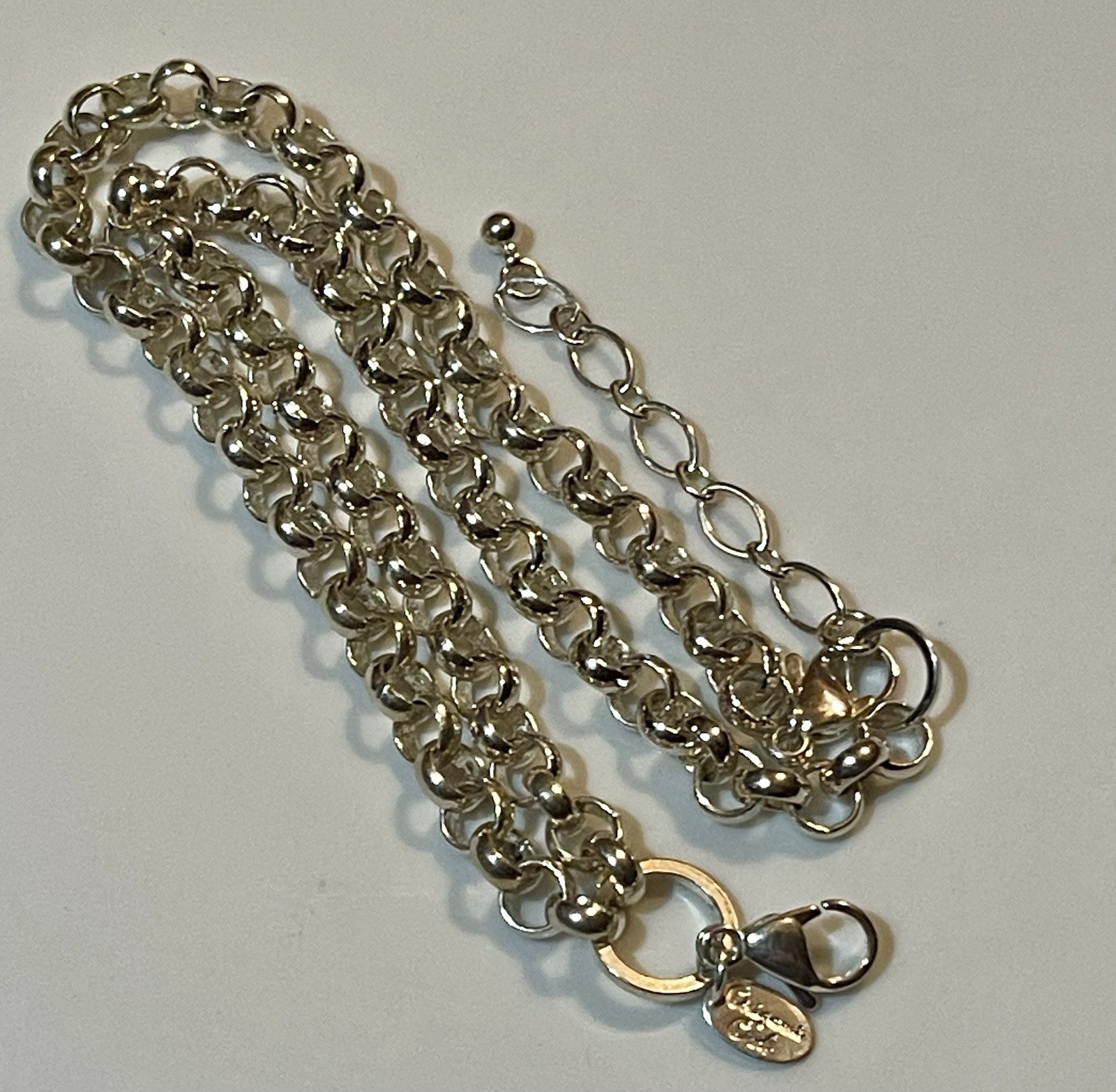 Authentic Origami Owl 18-20” Silver Tone Large Rolo Link Chain NWOT (Ref#141)