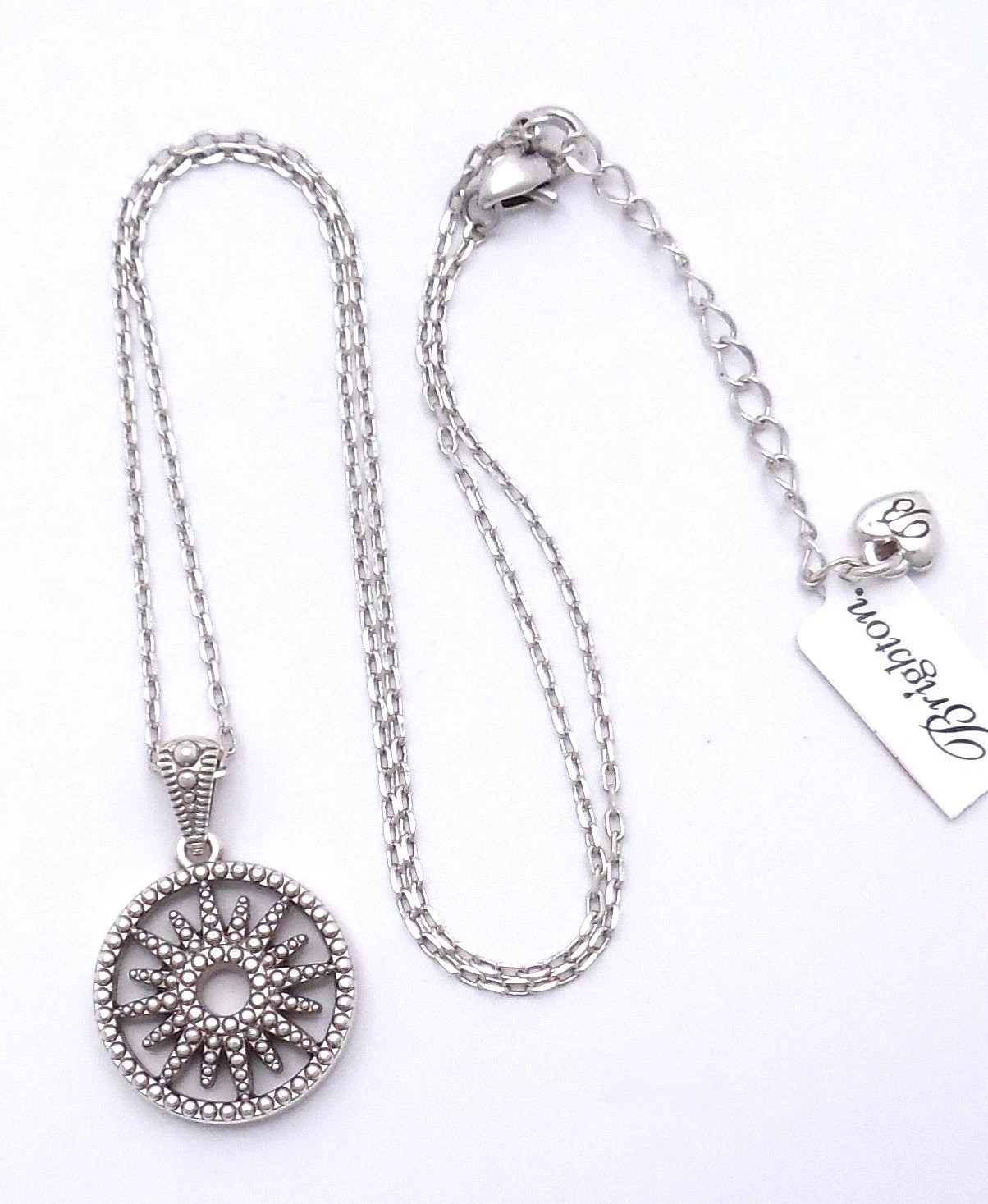 NWTag Brighton Illumina SUN PETITE Small Clear Crystals Necklace MSRP $98