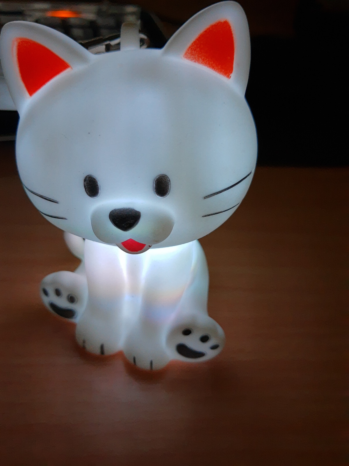 Concert WHITE CAT Multi-Function GLOW Necklace for Adults OR Kids! AWESOME FUN!