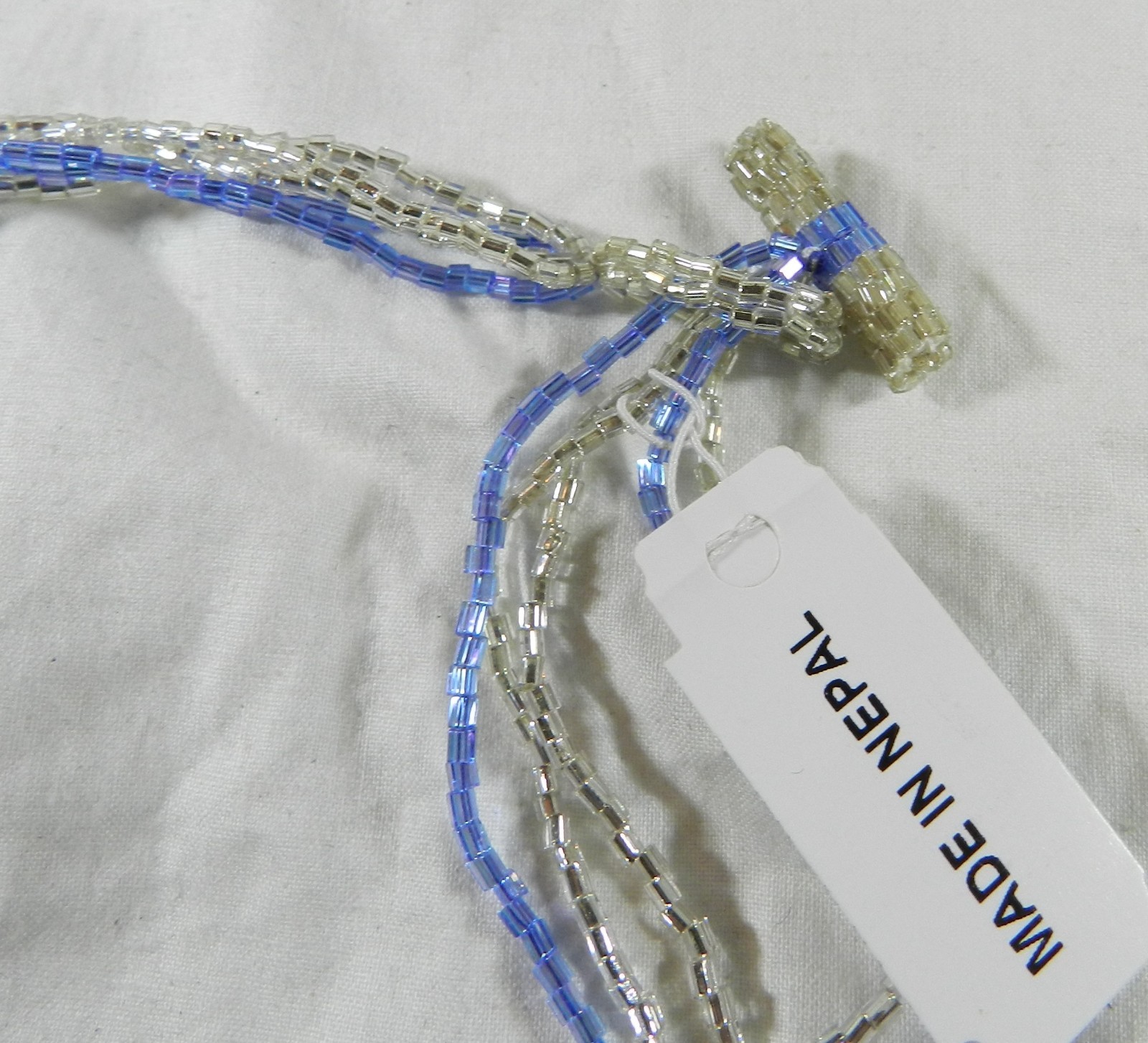 New w/ box – Himalayan Gems 5 strand beaded necklace – 20″ long
