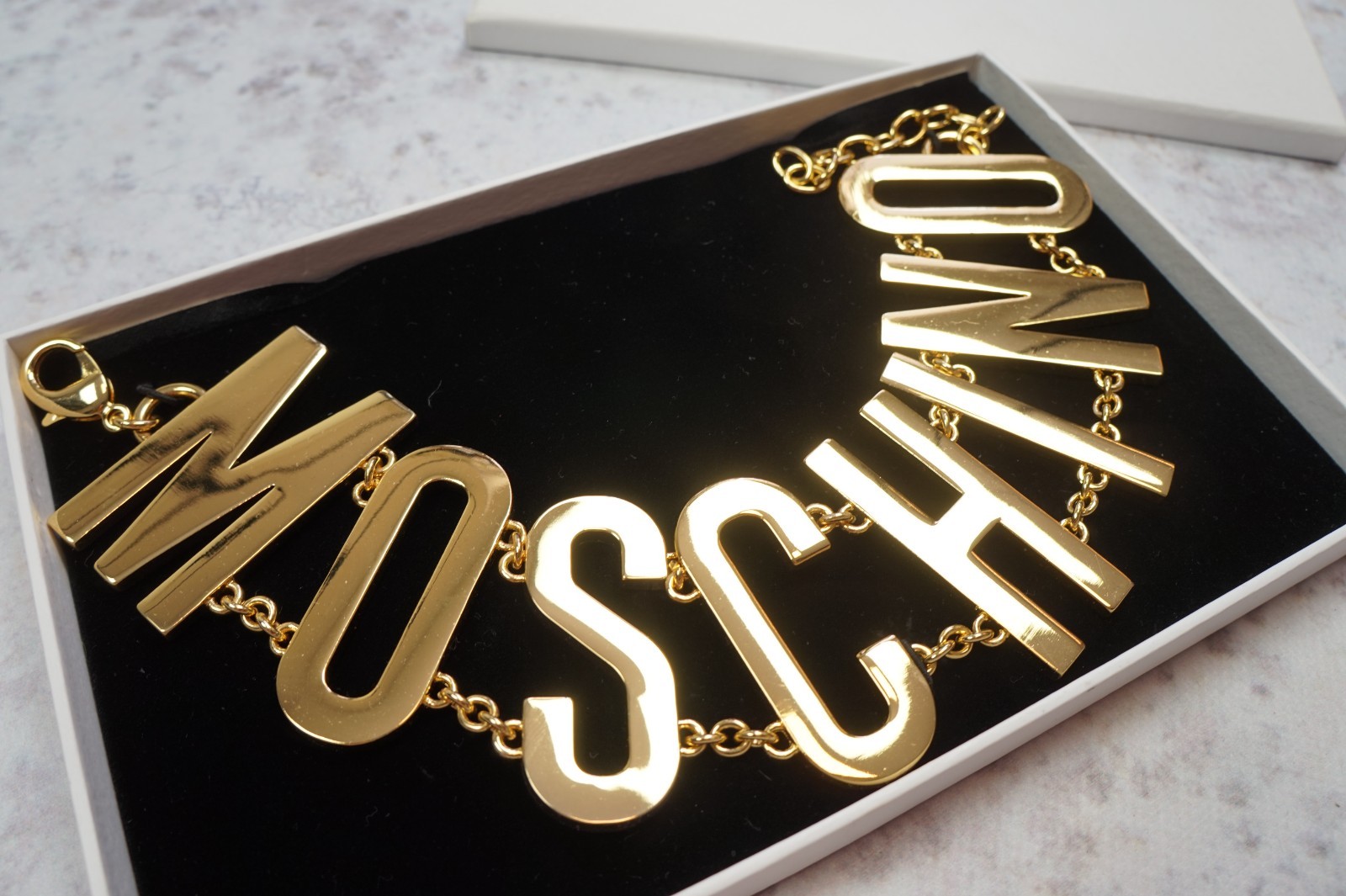 H&M Moschino H&Moschino Collaboration Necklace Choker Gold
