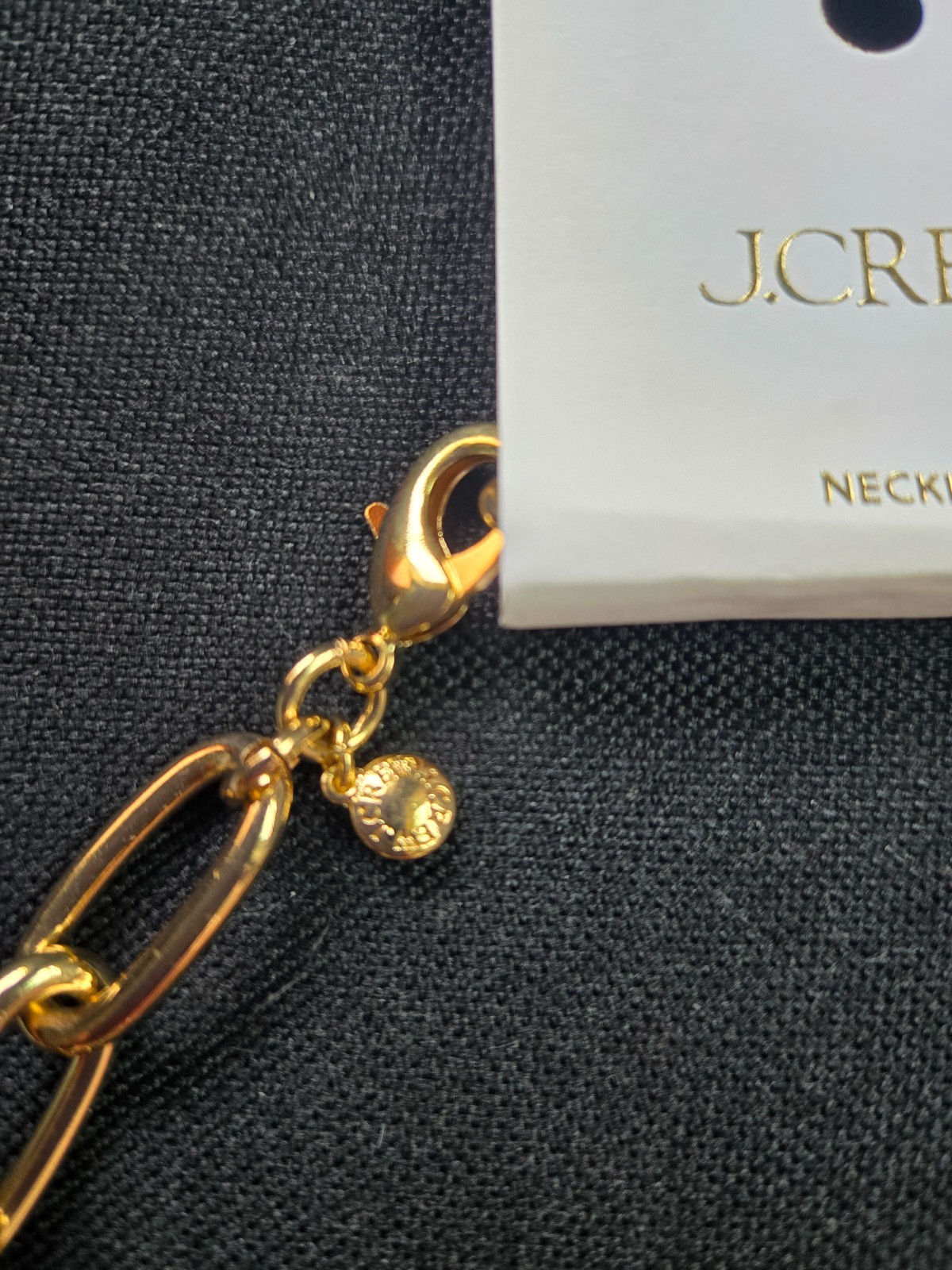 J.CREW Puffy Heart Pearl Coin Charms Gold Necklace, Retails $49.50 NWT!