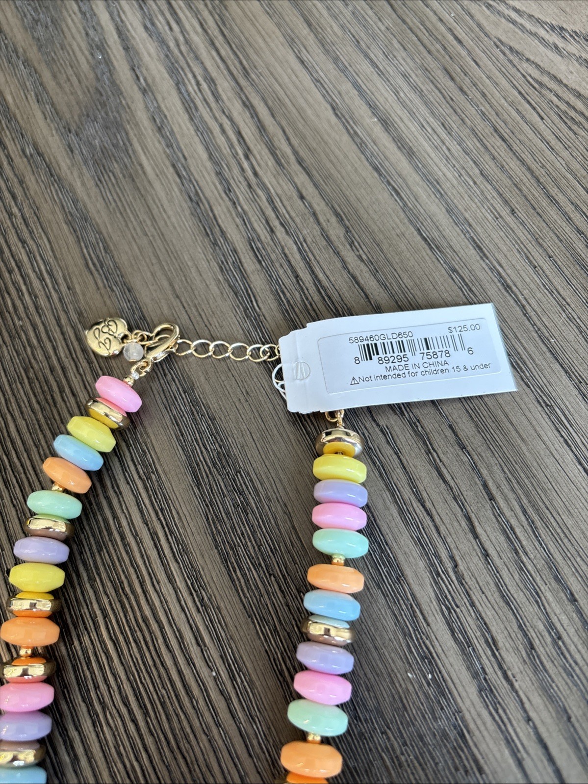 Betsey Johnson Gummy Teddy Bear Candy Statement Necklace & Bracelet Set NWT