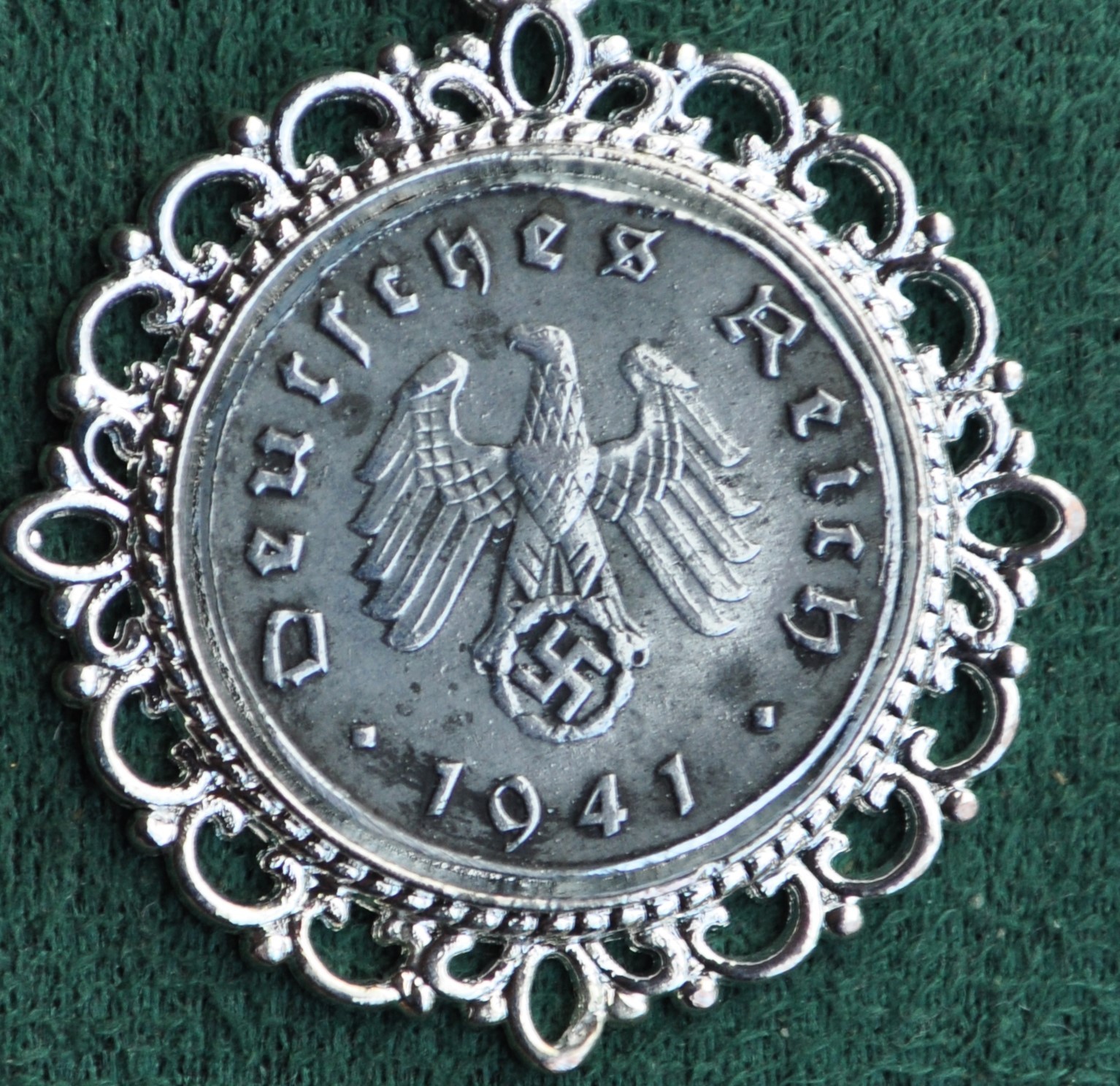 Germany WWII Coin Pendant Necklace