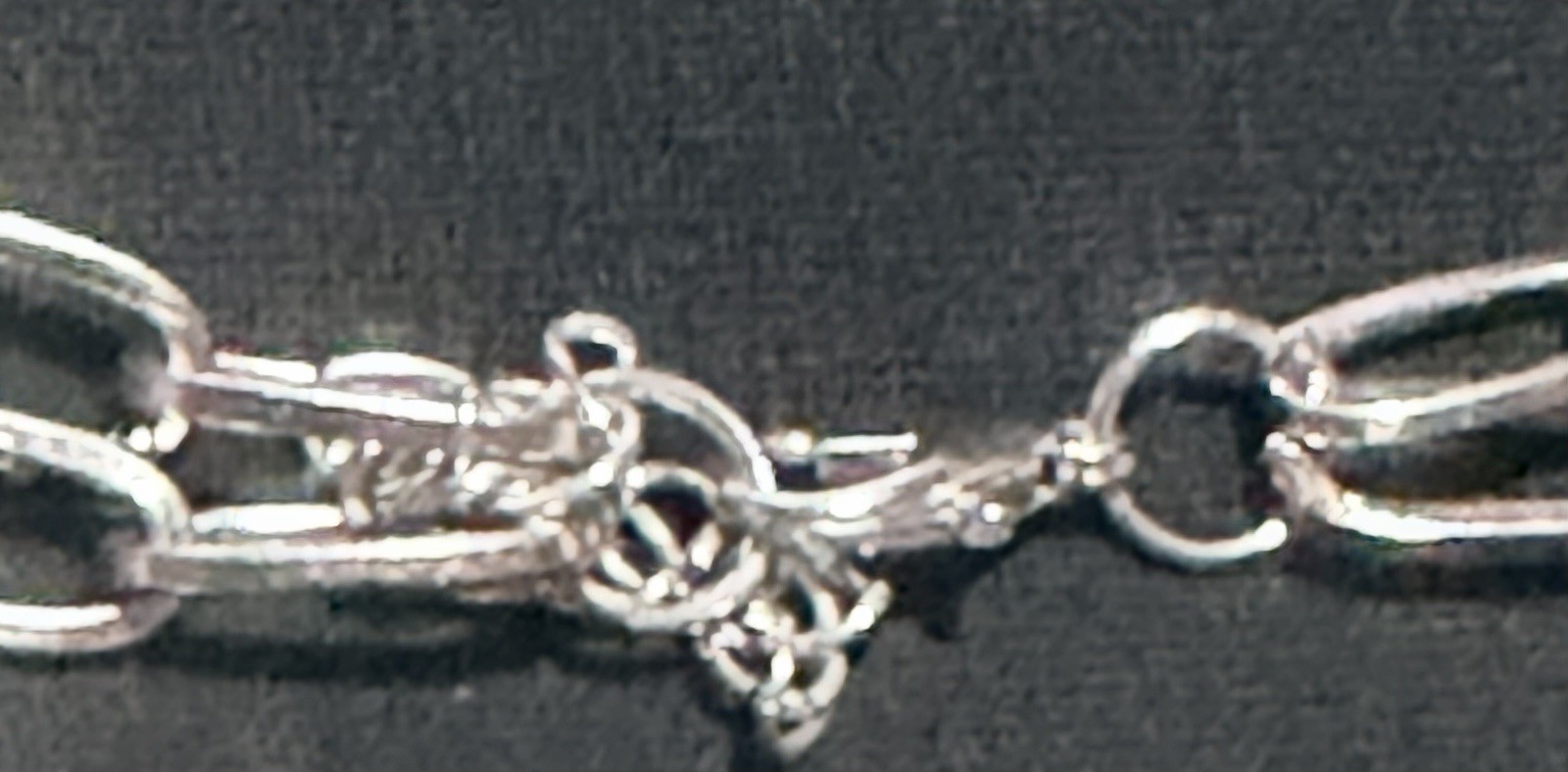 Silver-Tone Long Paperclip Chain Necklace – JY49