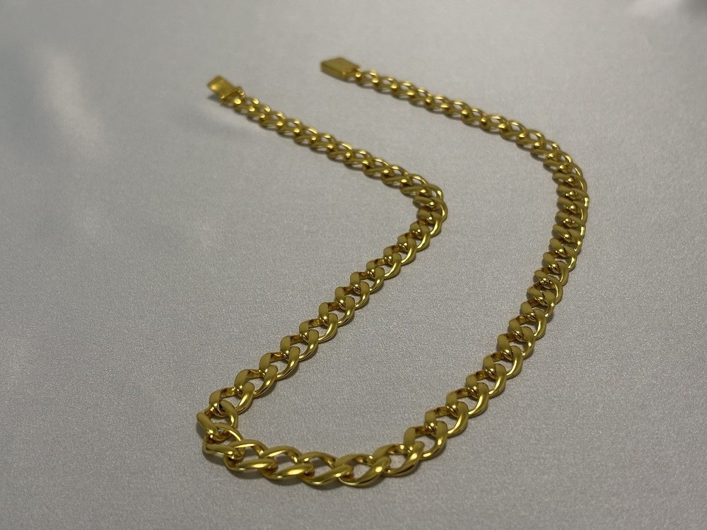 18K Yellow Gold 10MM Miami Cuban Link Chain Necklace 24INCH