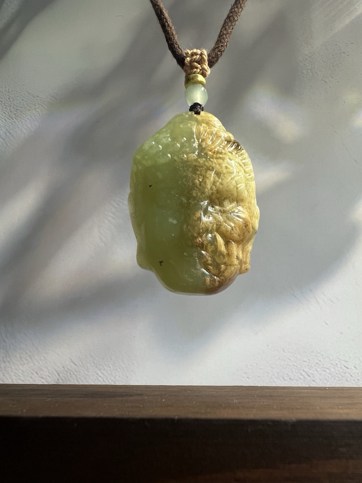 Natural sleeve jade hand-woven necklace