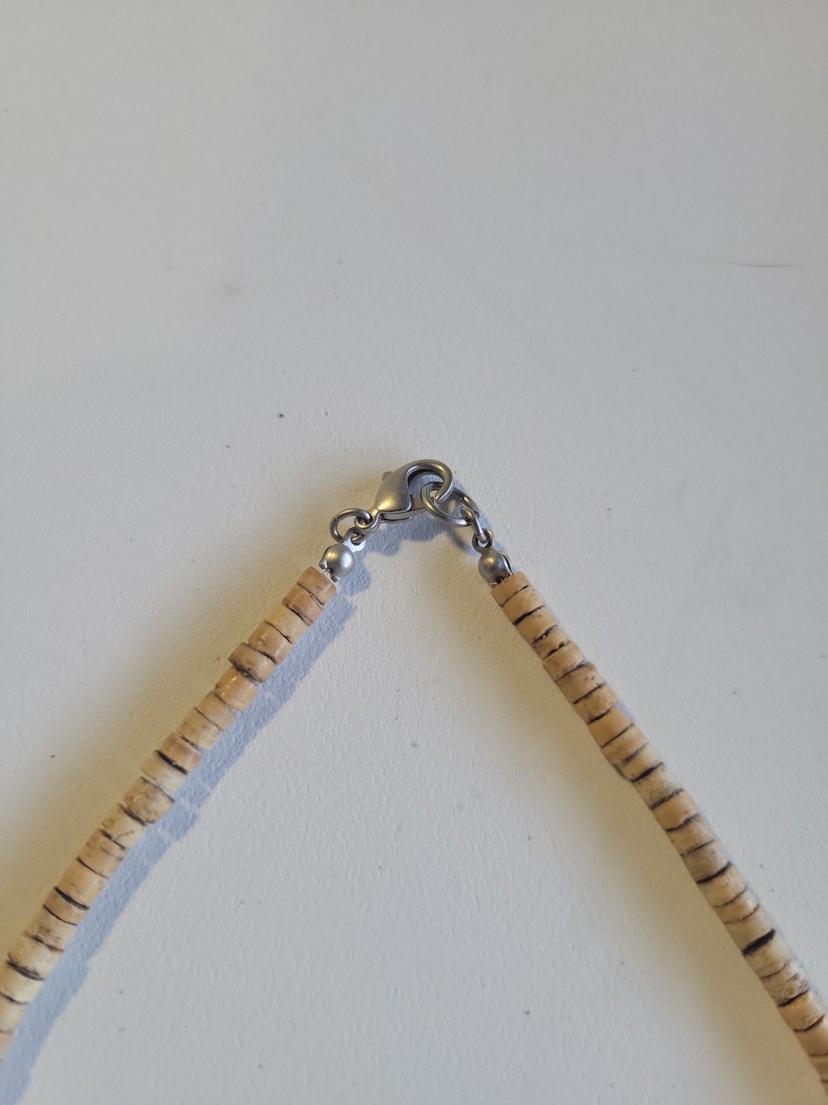 Heishi bead choker necklace, excellent condition