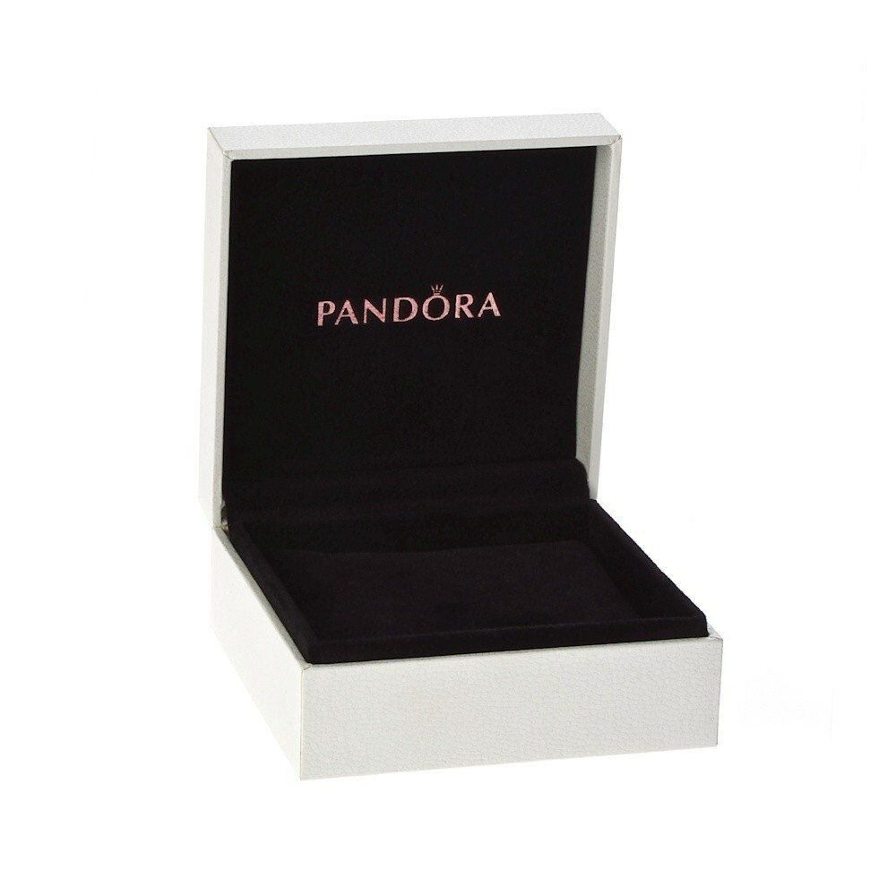 New PANDORA Sparkling Blue Moon & Stars Heart Silver Necklace Valentine’s Day