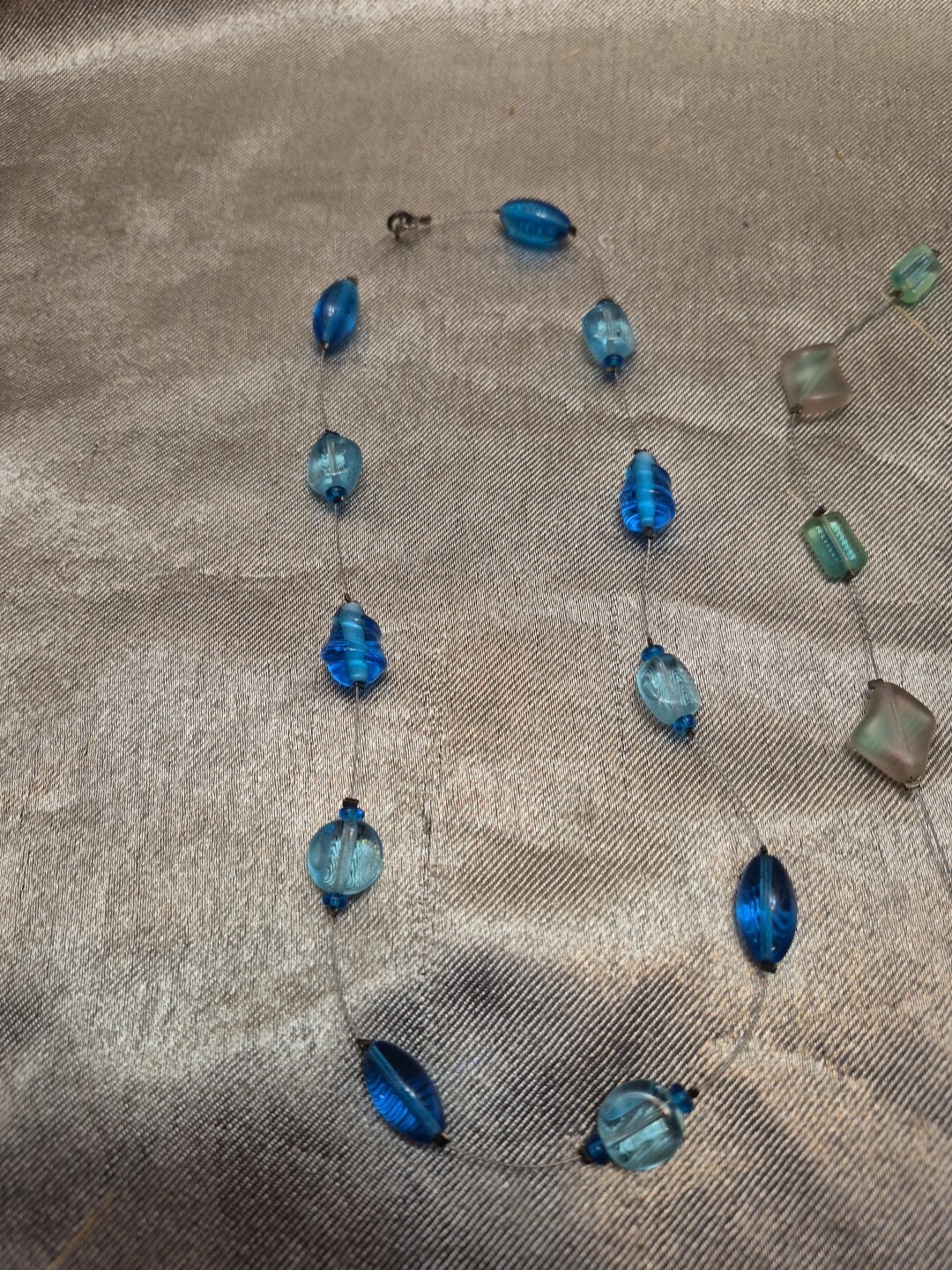 Glass Bead Necklaces Lot Of 4 17″-18″