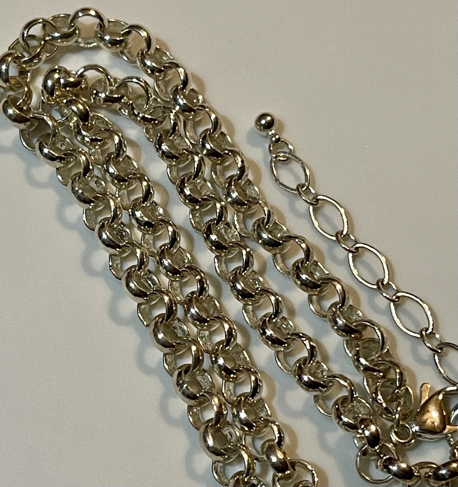 Authentic Origami Owl 18-20” Silver Tone Large Rolo Link Chain NWOT (Ref#141)