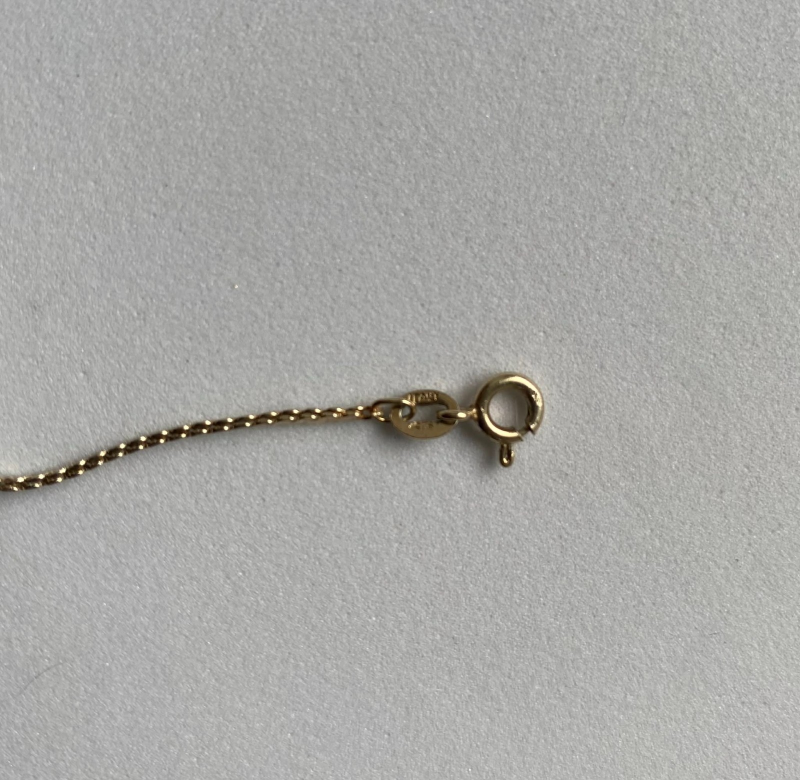 Vintage 925 italy gold over sterling silver delicate station bead chain necklace