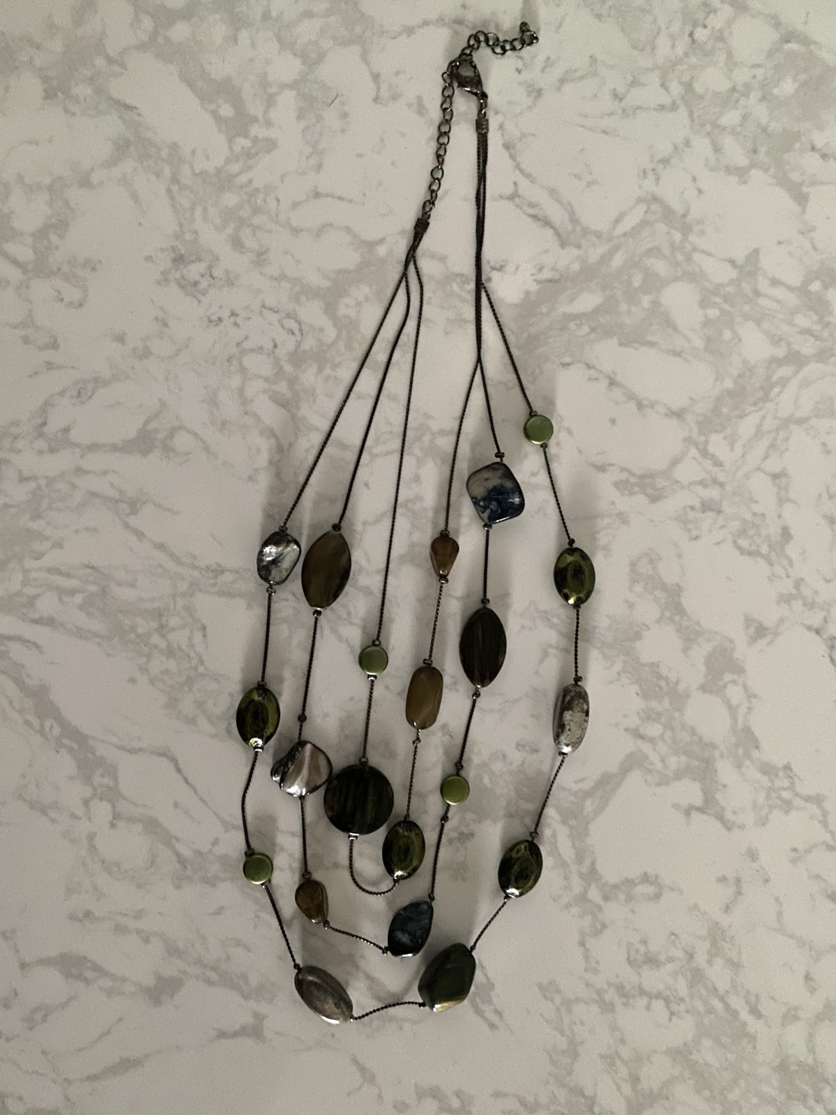 Lot of 3 Layered Multi Strand Necklaces