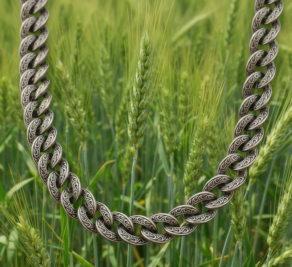 Men’s 17mm Large Tattoo Curb Link Chain Necklace Stainless Steel 50