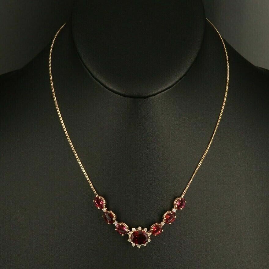 3.50 Ct Oval Simulated Garnet Halo Women Gift Pendant In 14K Yellow Gold Plated