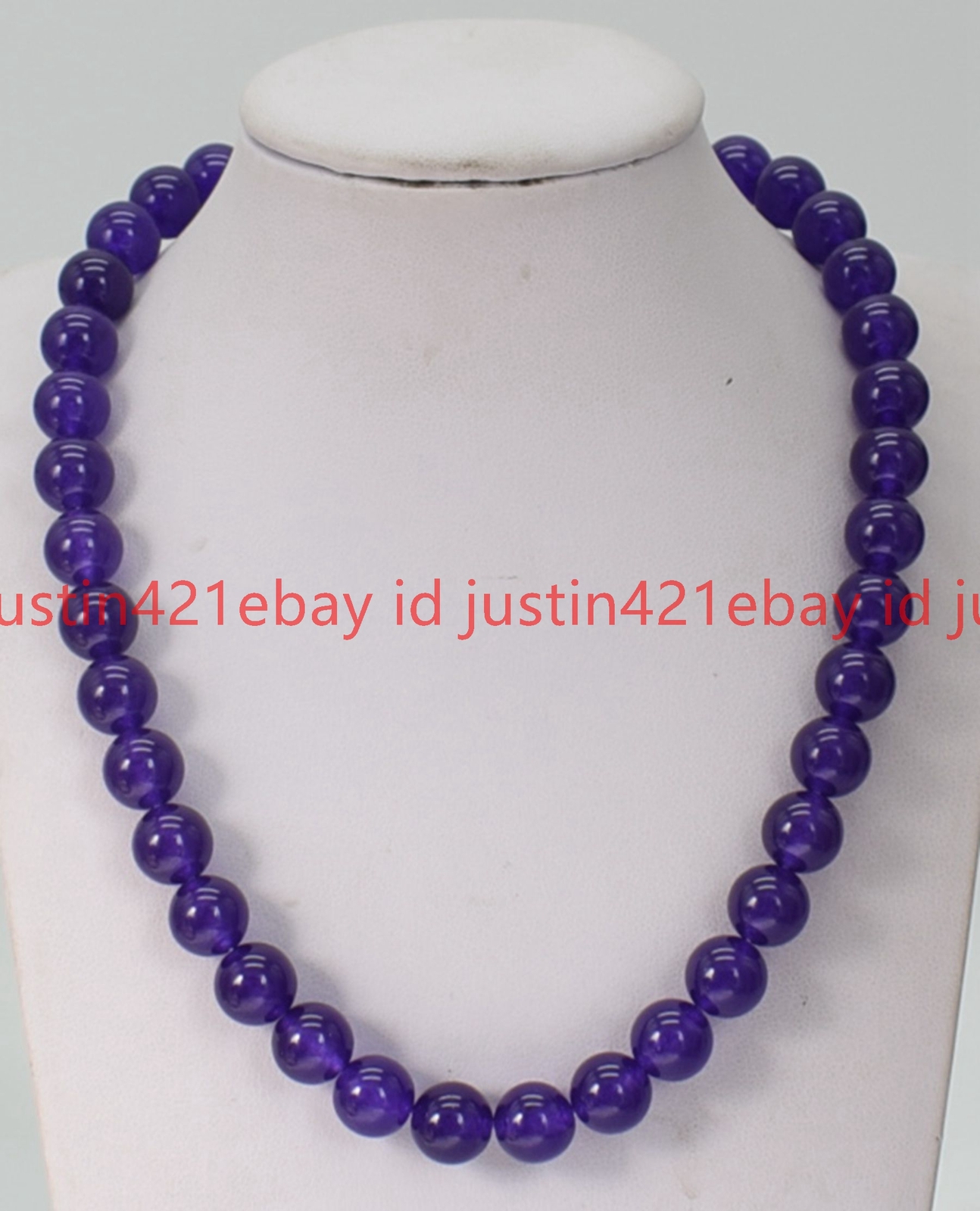 Pretty 6/8/10/12mm Natural Multicolor Gemstone Round Beads Necklace 18″ AAA+