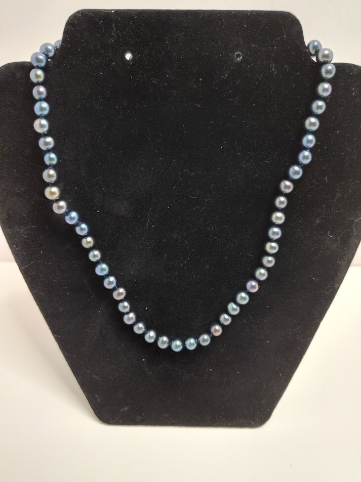 6-7 mm Peacock Cultured Pearl Women’s Necklace / 18″ Long /Jewelry Television.