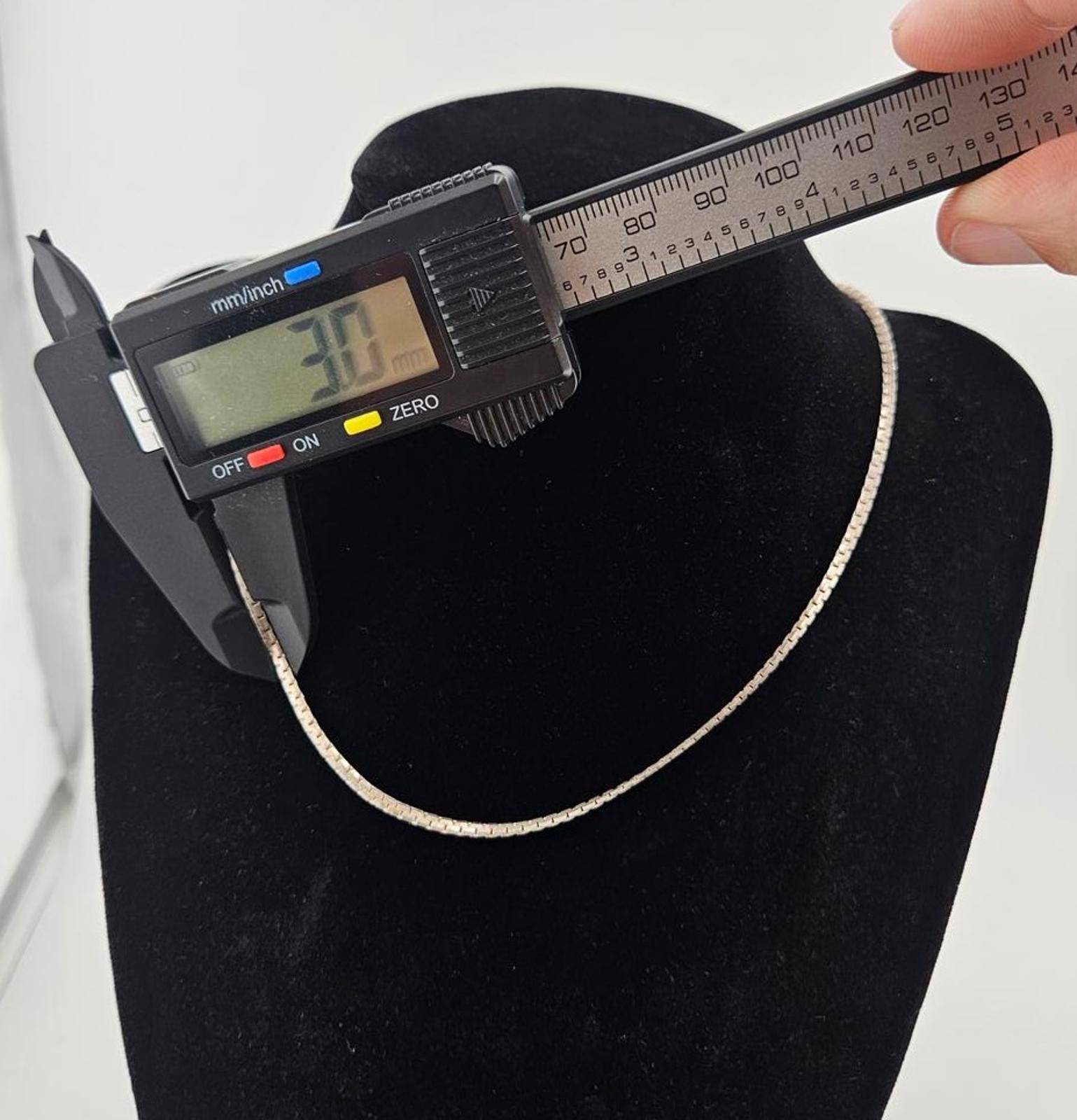 15in Sterling Silver 925 Boston Link Necklace