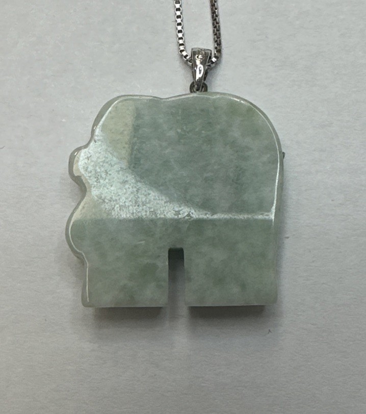 925 Sterling Silver Elephant Harmony Pendant Necklace