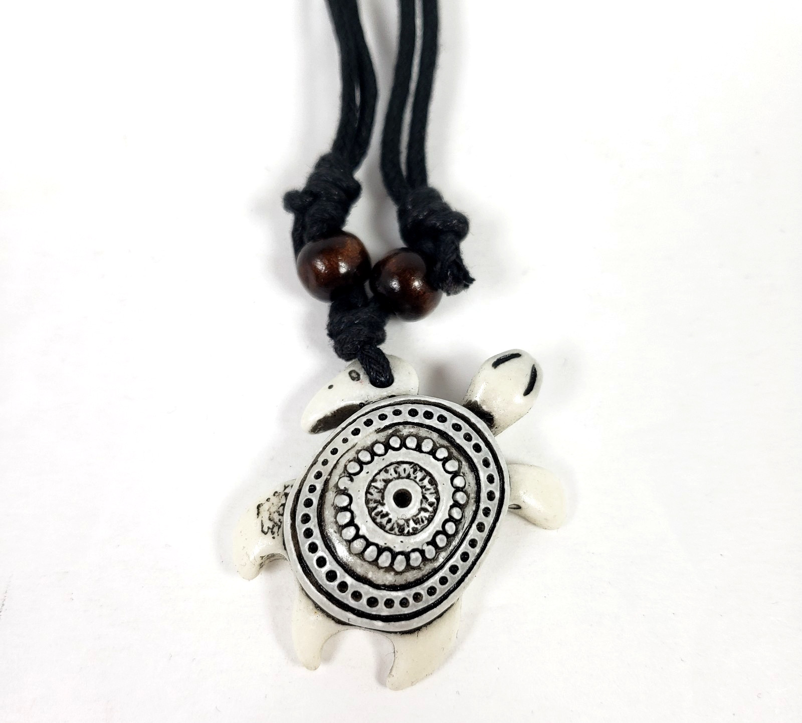Vintage Adult Fashion Wh Turtle Tortoise Tribal Adjustable Pendant Necklace 022