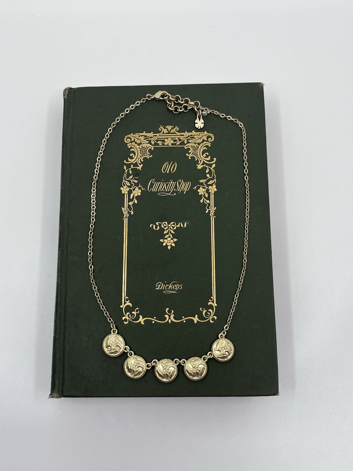 Lucky Brand Art Nouveau Style Coin Necklace