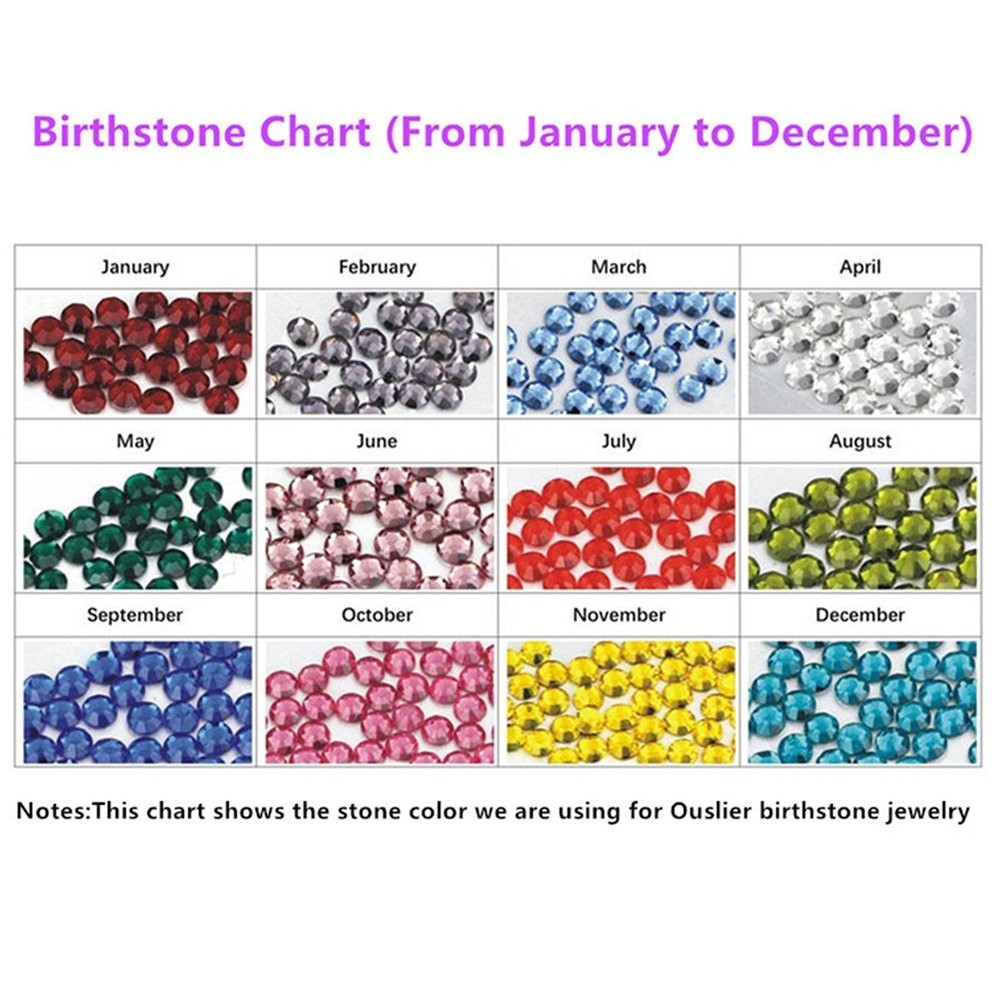 Engraving Name Birthstone Baby Feet Pendant Personalized Necklace for Mother