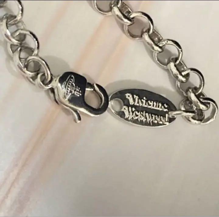 Vivienne Westwood Necklace Small Orb pearl silver w/drawstring [V1108