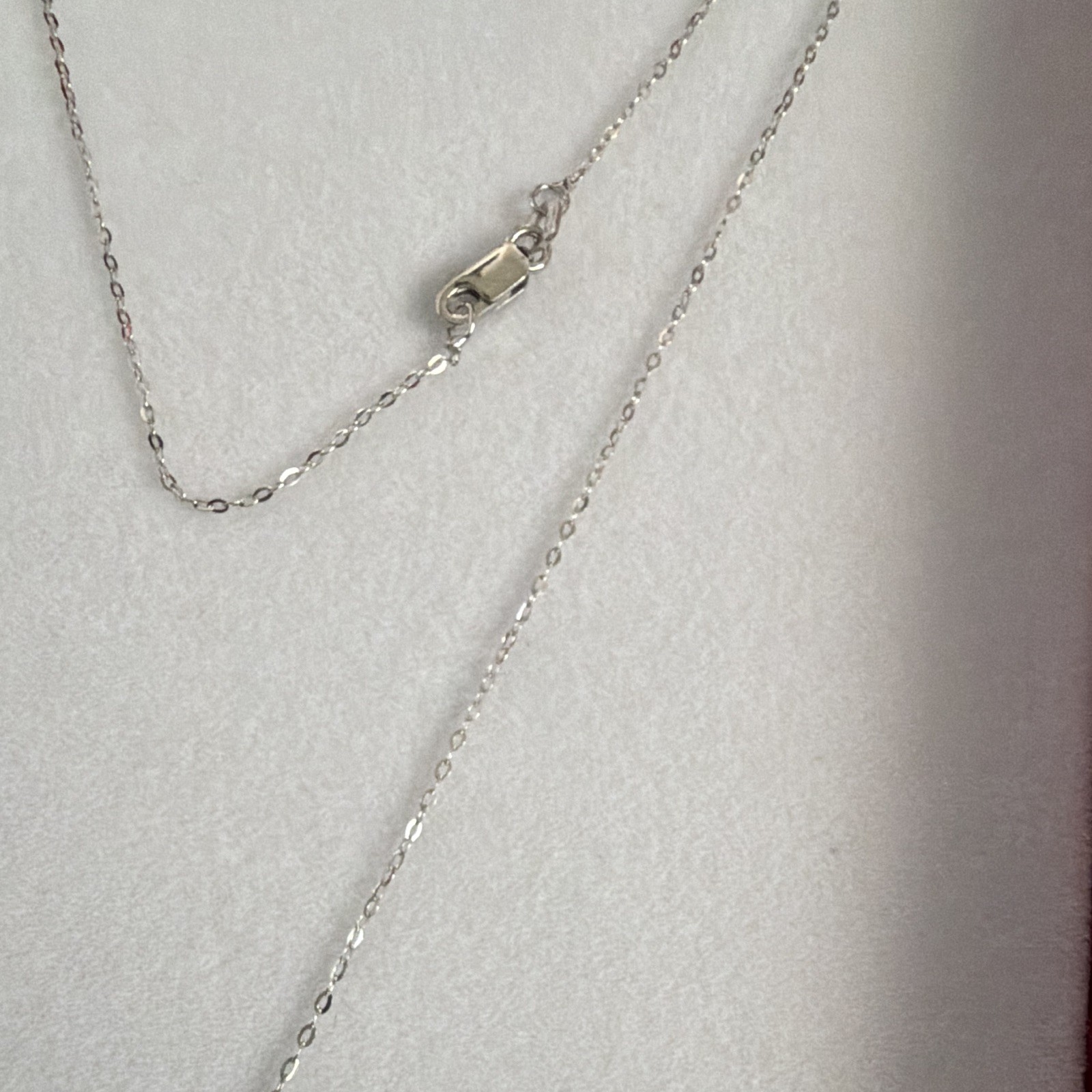 925 Silver Link Chain Necklace with Lobster Clasp, No Stone
