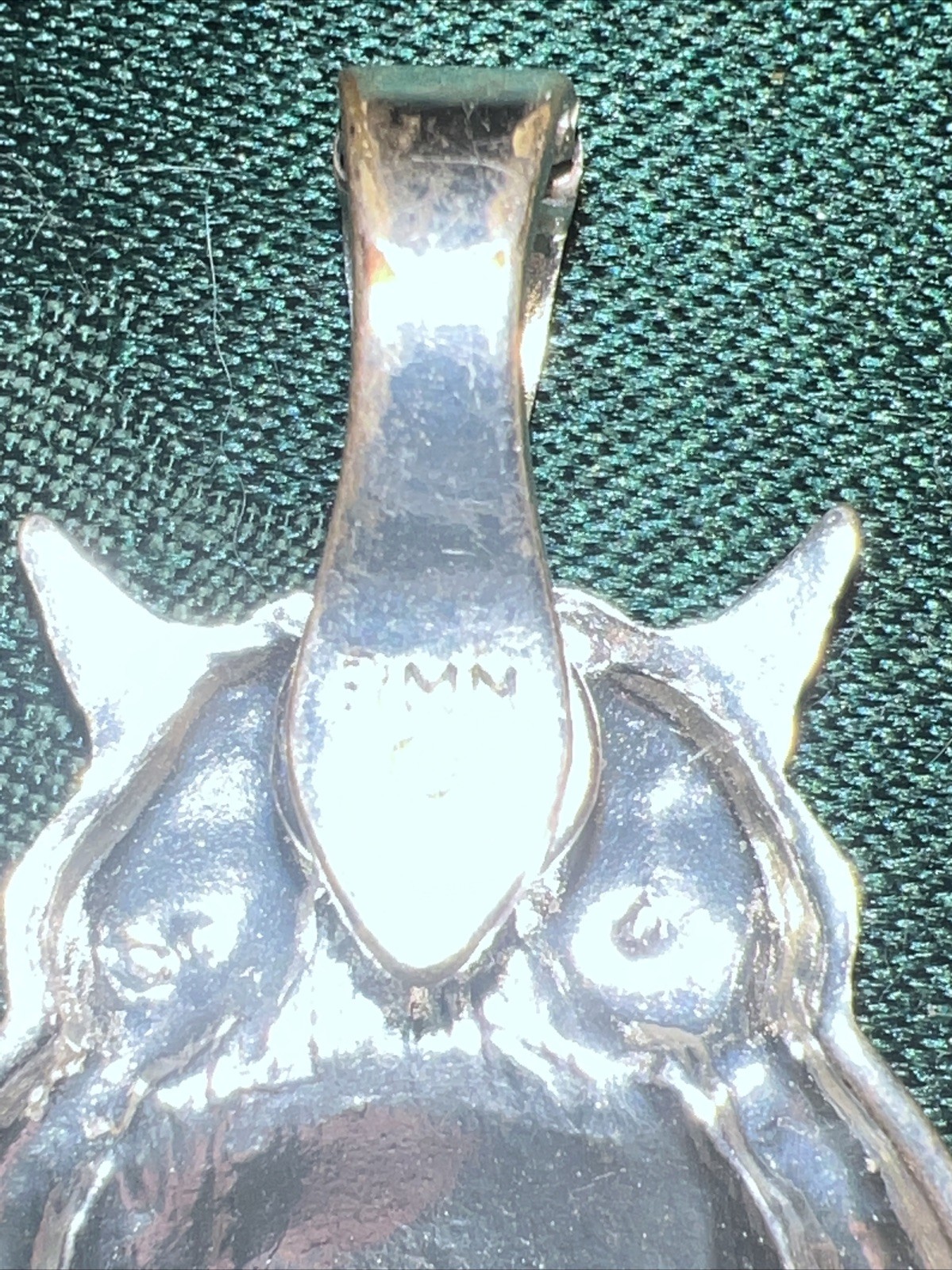 Lot Of 2 RMN Roman SILVERTONE Pendants Owl Tassel Medallion